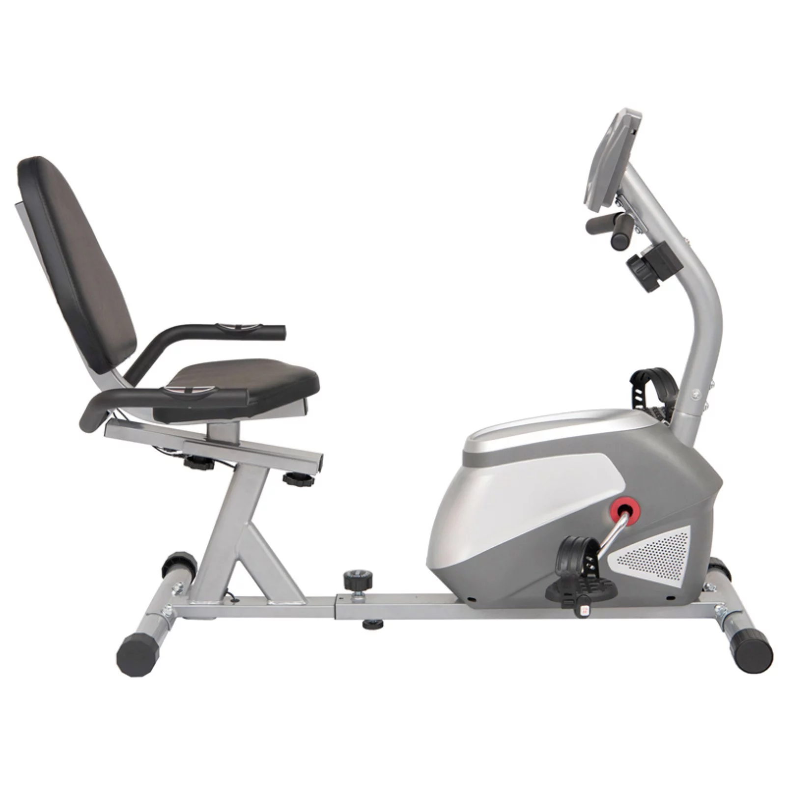 Body Champ BRB852 Magnetic Recumbent Bike, Heart Rate Monitor, Max. Weight 250 lbs.