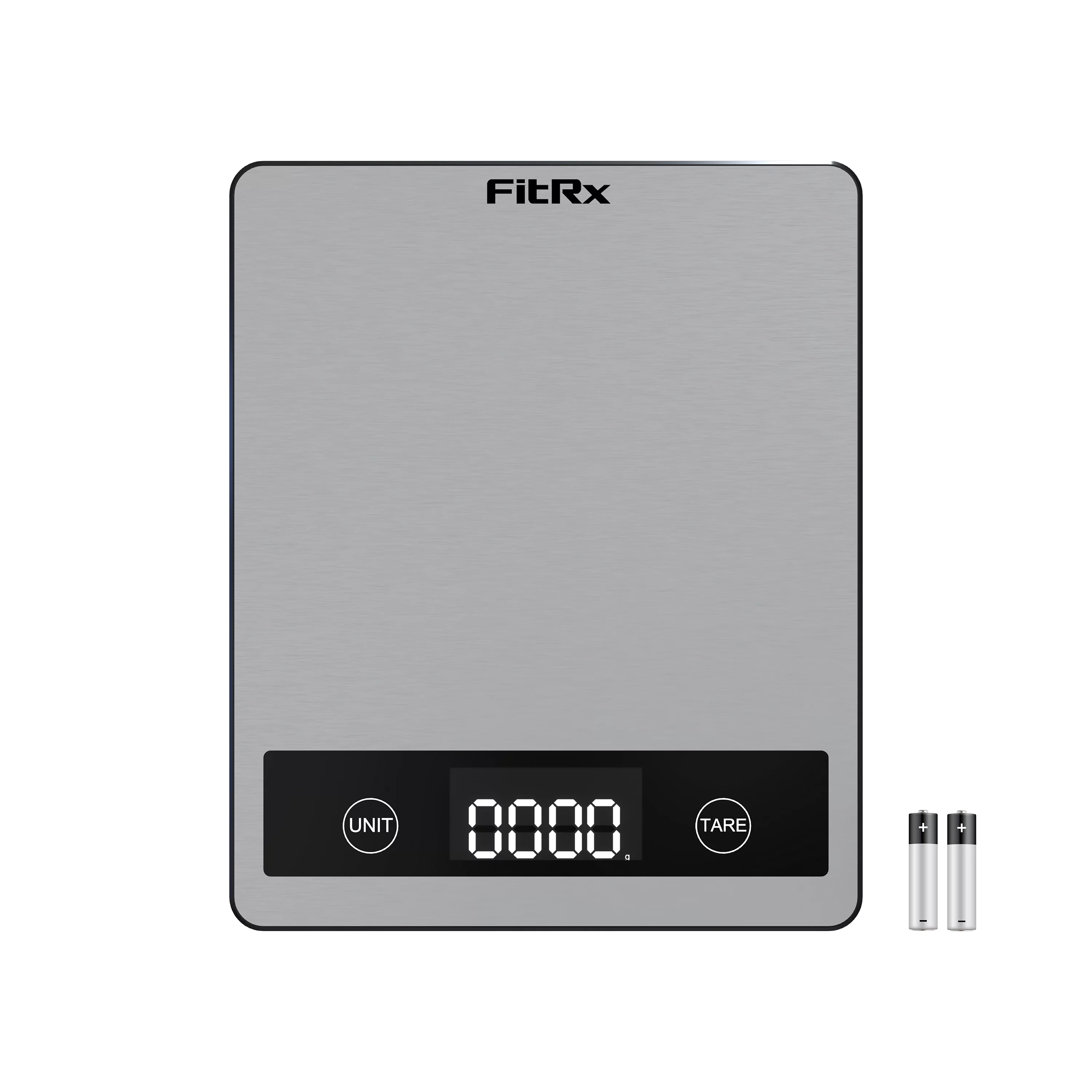 FitRx Precision Food Scale, Stainless Steel Digital Kitchen Scale, up to 11lb