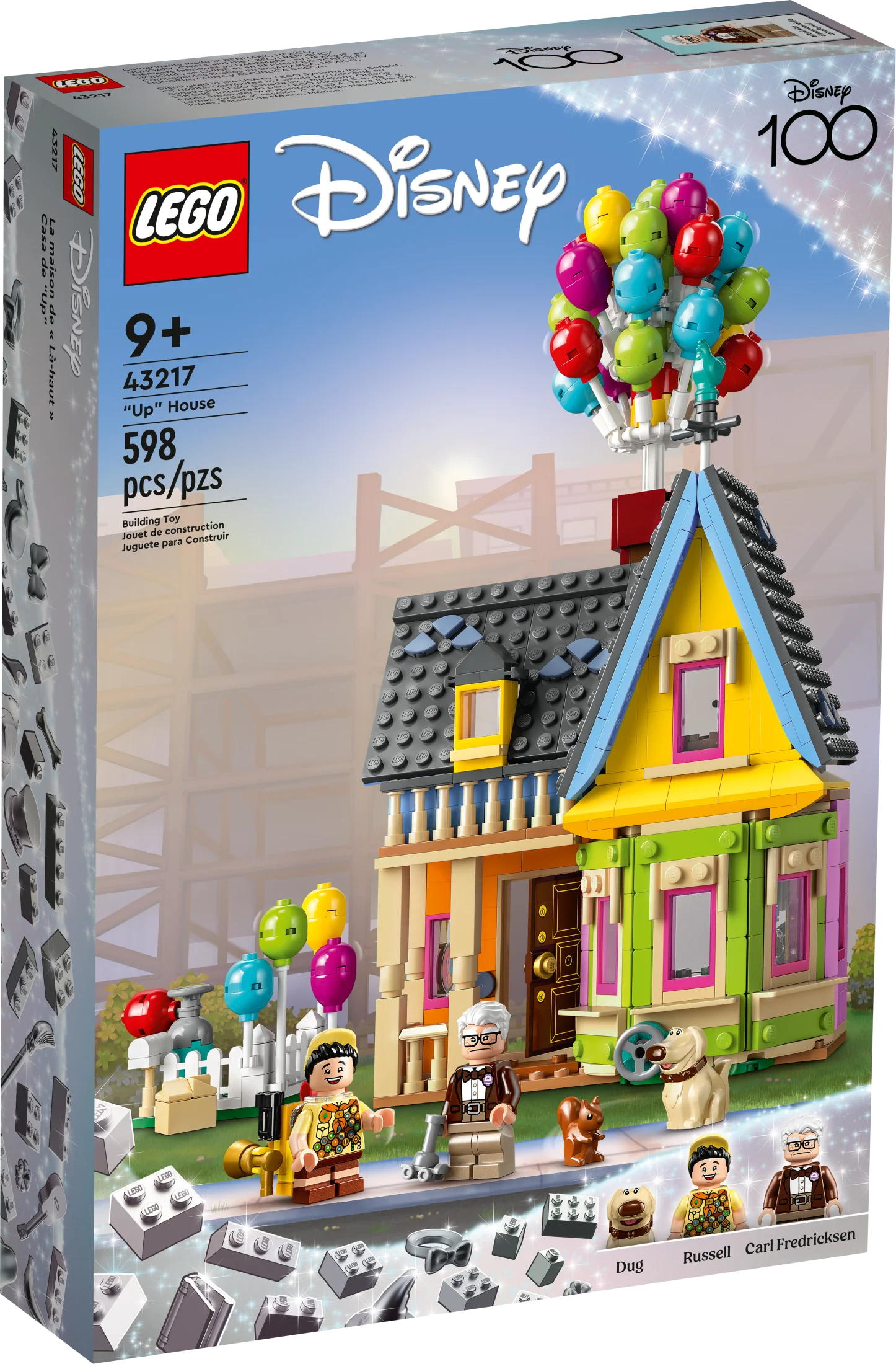 LEGO Disney and Pixar ‘Up’ House 43217 Disney 100 Celebration Classic Building Toy Set for Kids and Movie Fans Ages 9+, A Fun Gift for Disney Fans and Anyone Who Loves Creative Play