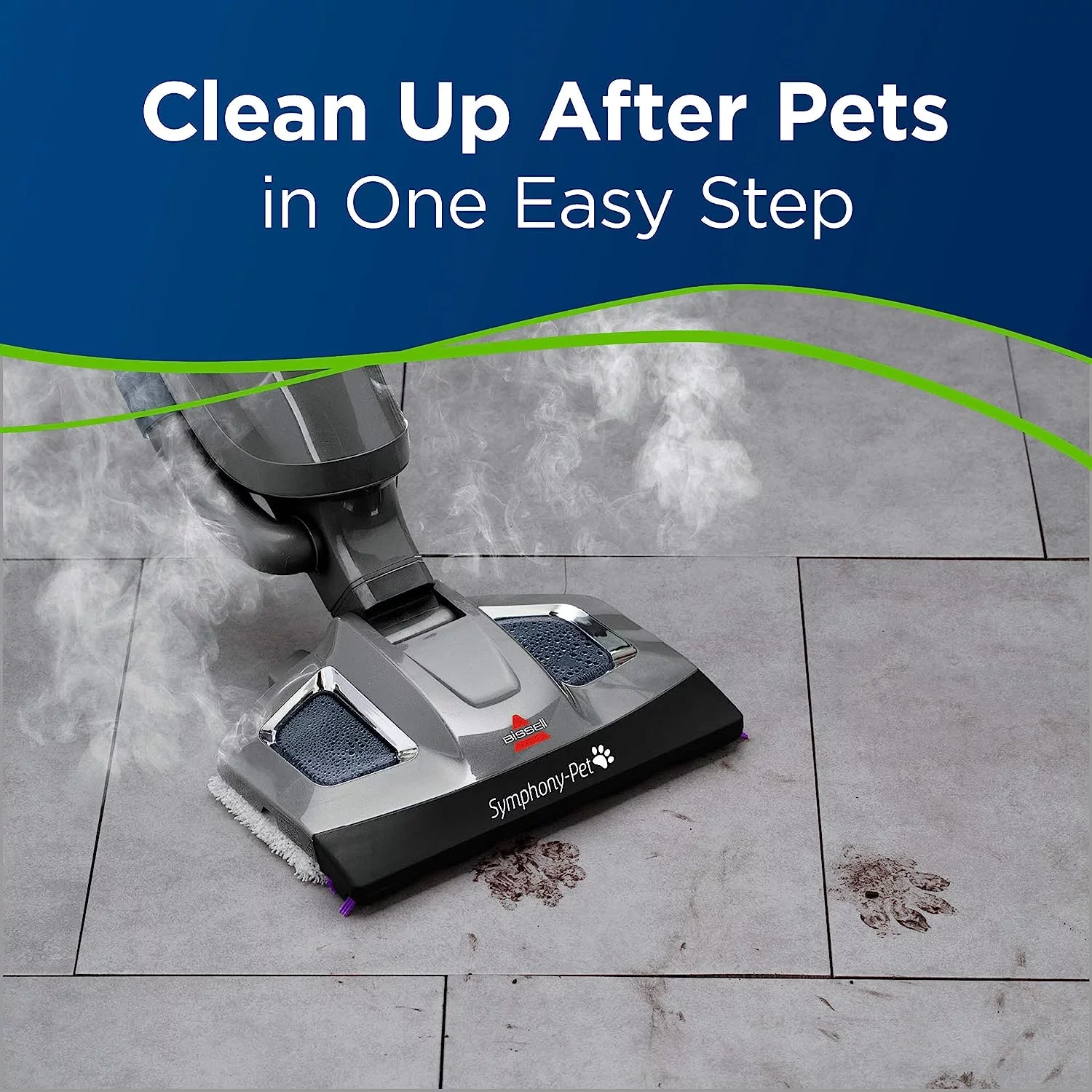 BISSELL Symphony Pet All-in-One Vacuum and Steam Mop 1543