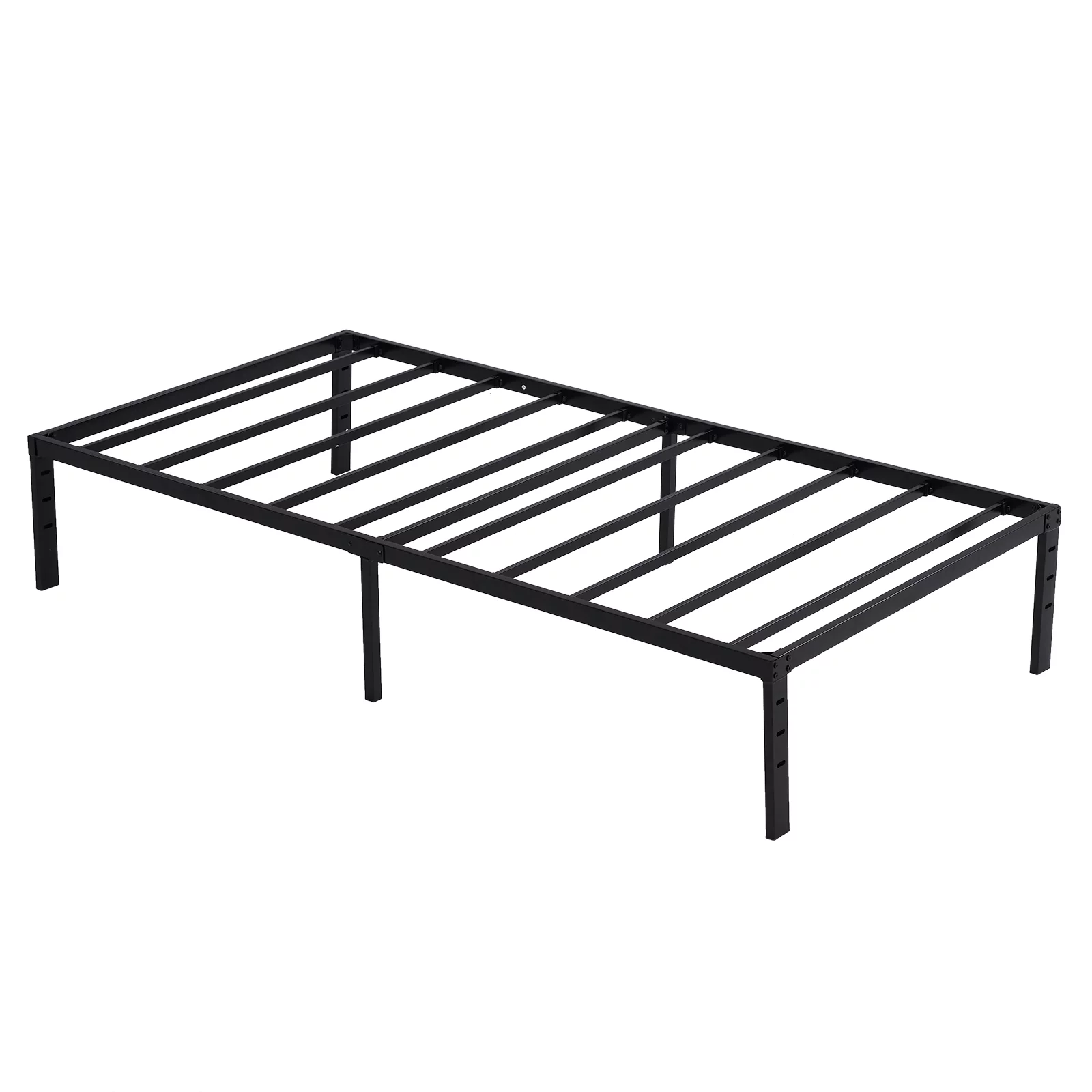 Ktaxon Twin Size Bed Frames, 14″ Metal Platform Bed, Black