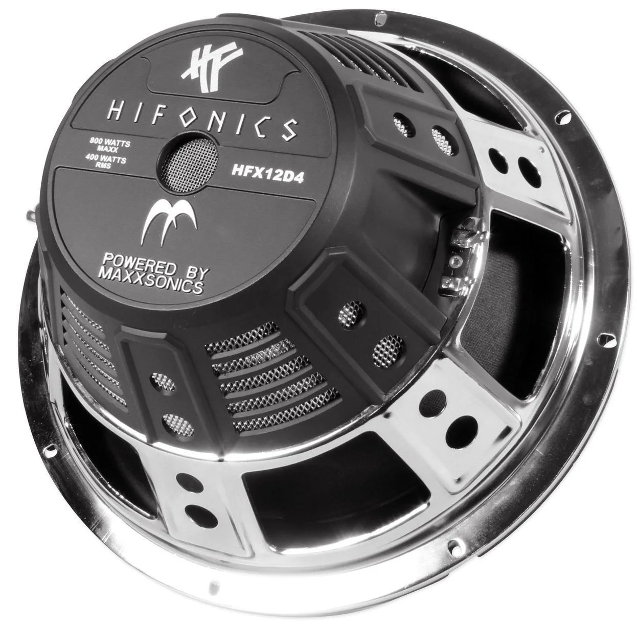 Hifonics HFX12D4 800 W Max 12″ Dual 4-Ohm Voice Coil DVC Car Audio Subwoofer