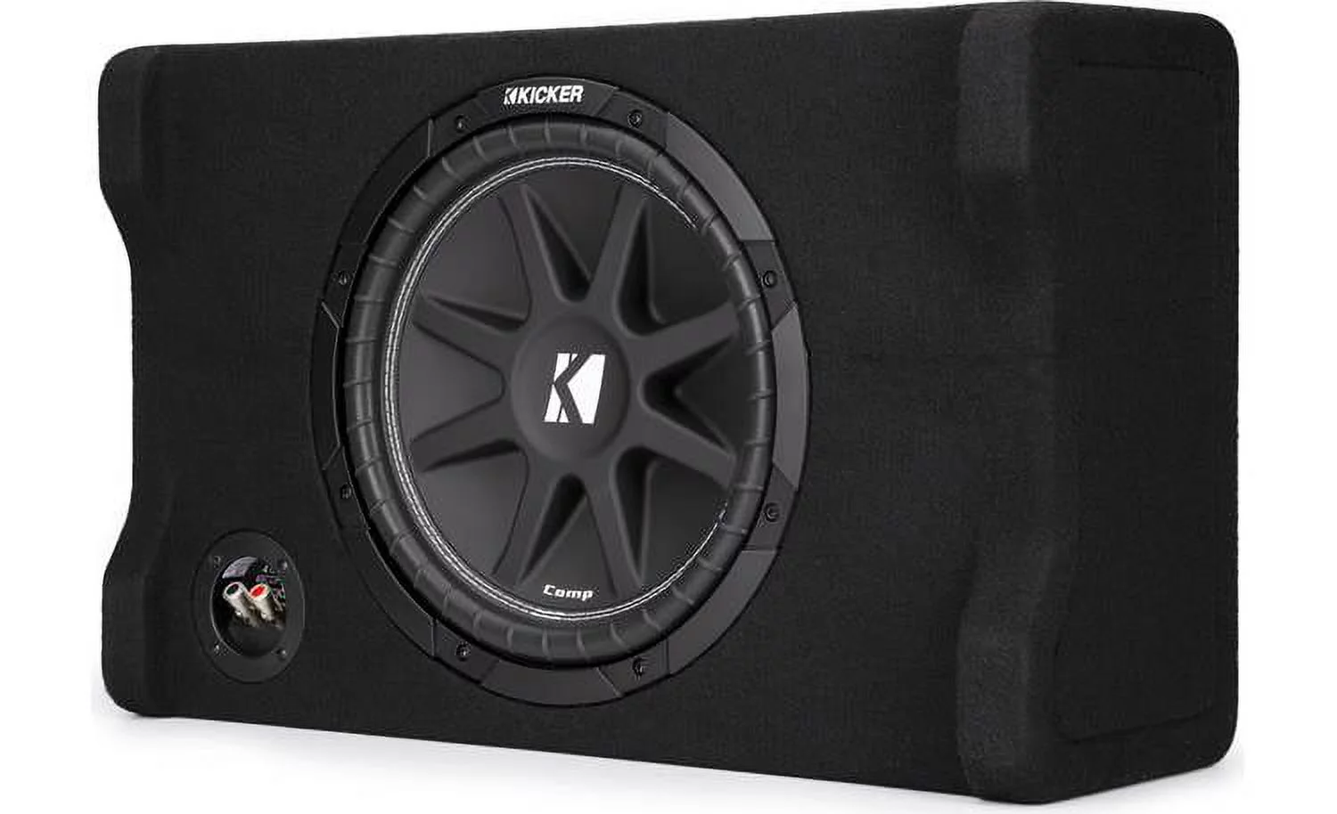 New Kicker 48CDF124 Comp 12″ Down-Firing Loaded Subwoofer Enclosure