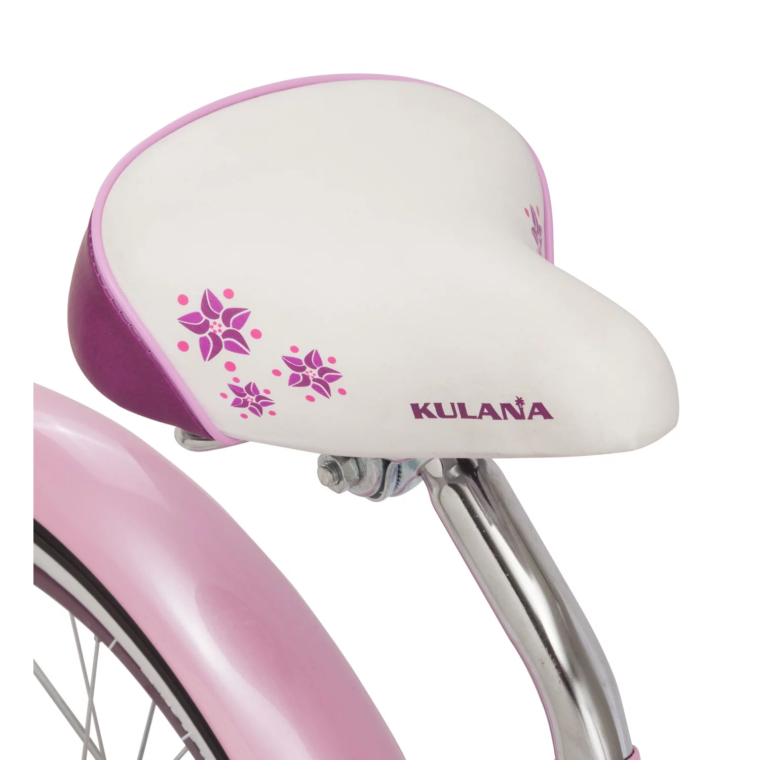 Kulana Makana Cruiser Bike, 20-Inch Wheels, Single Speed, Pink