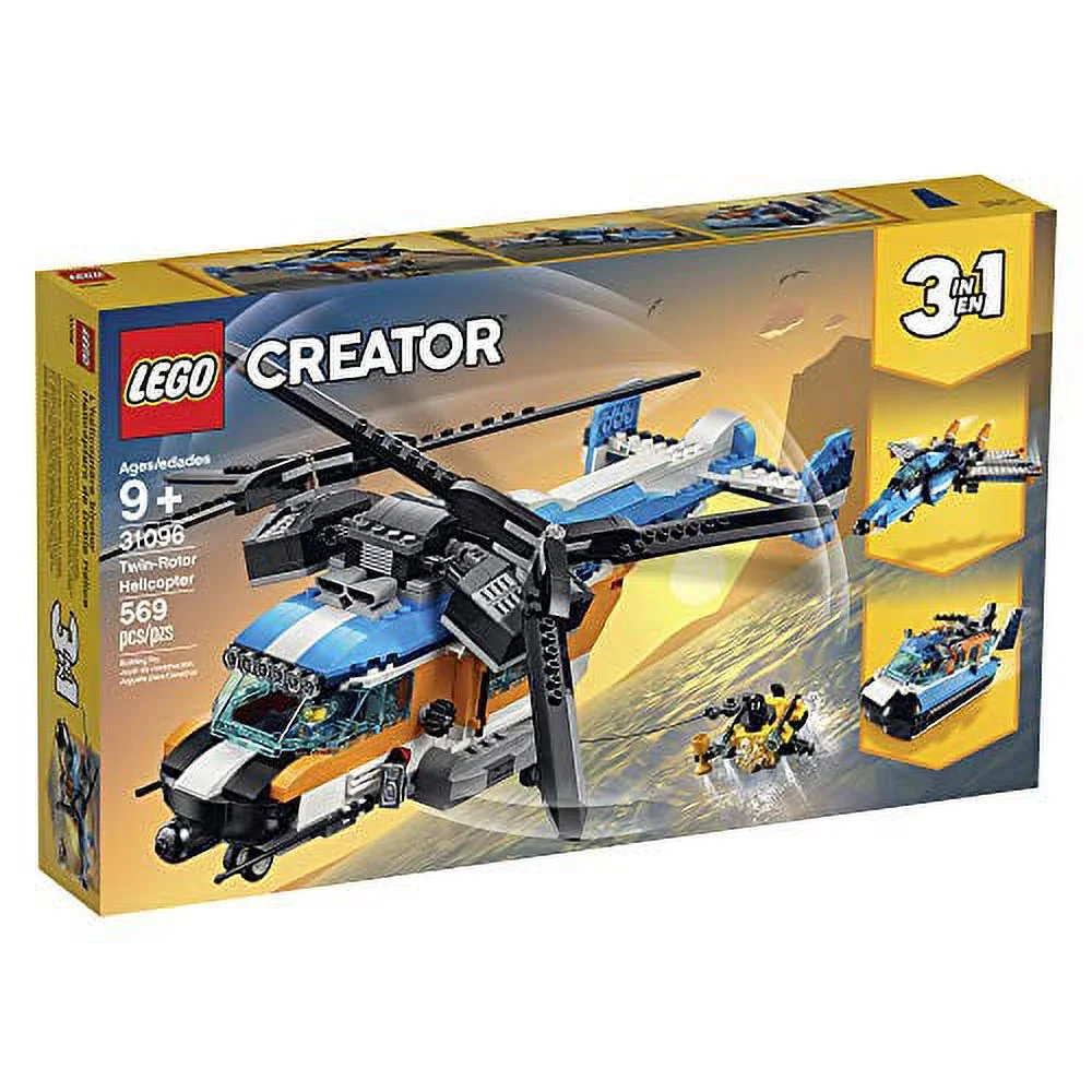 LEGO Creator 3in1 Twin Rotor Helicopter 31096