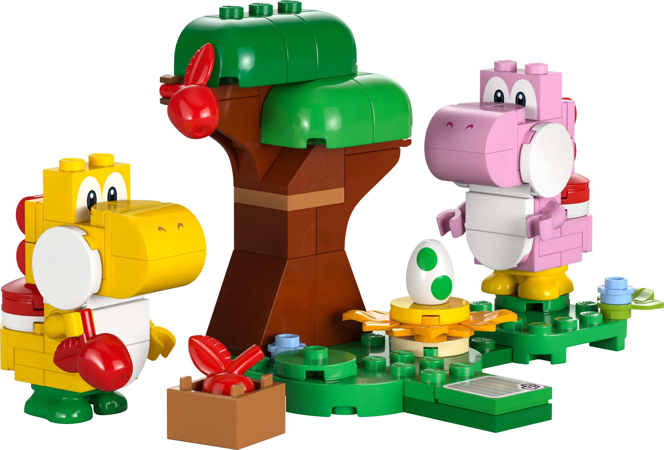 LEGO Super Mario Yoshis’ Egg-cellent Forest Expansion Set, Super Mario Collectible Toy for Kids, 2 Brick-Built Characters, Gift for Girls, Boys and Gamers Ages 6 and Up, 71428