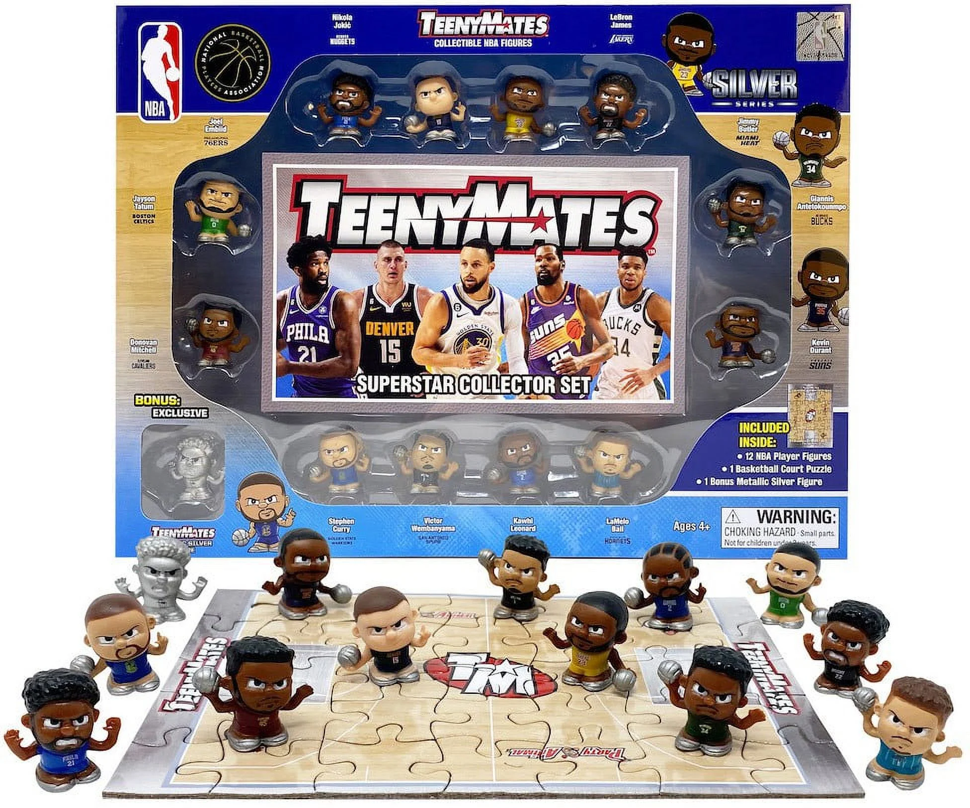 TeenyMates NBA Silver Series Collector Gift Set 2024