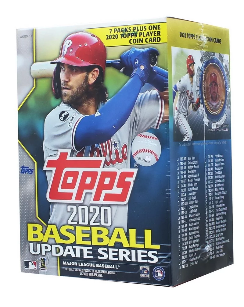 Topps 2020 Topps Baseball Update Series Value Box, 7 Packs Per Box – 14 Cards Per Pack