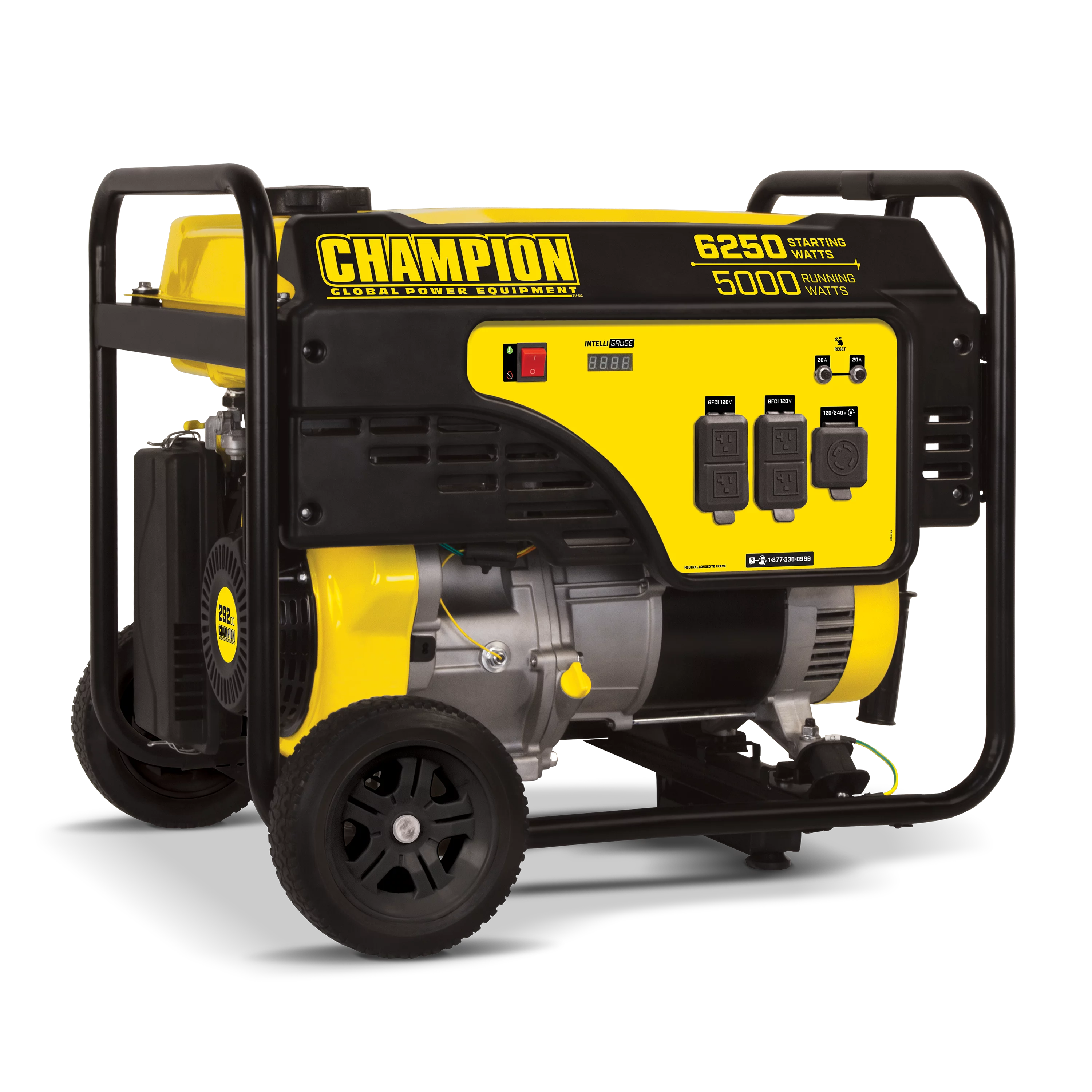 Champion Power Equipment 6250/5000 Watts Portable Generator with Wheel Kit