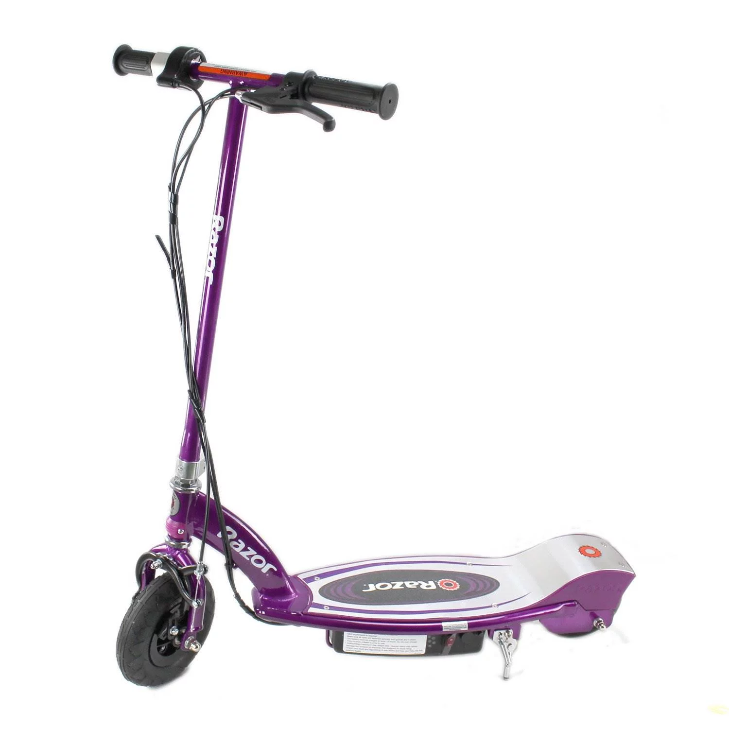 Razor E100 Motorized Rechargeable Kids Electric Toy Scooters, 1 Purple & 1 Blue