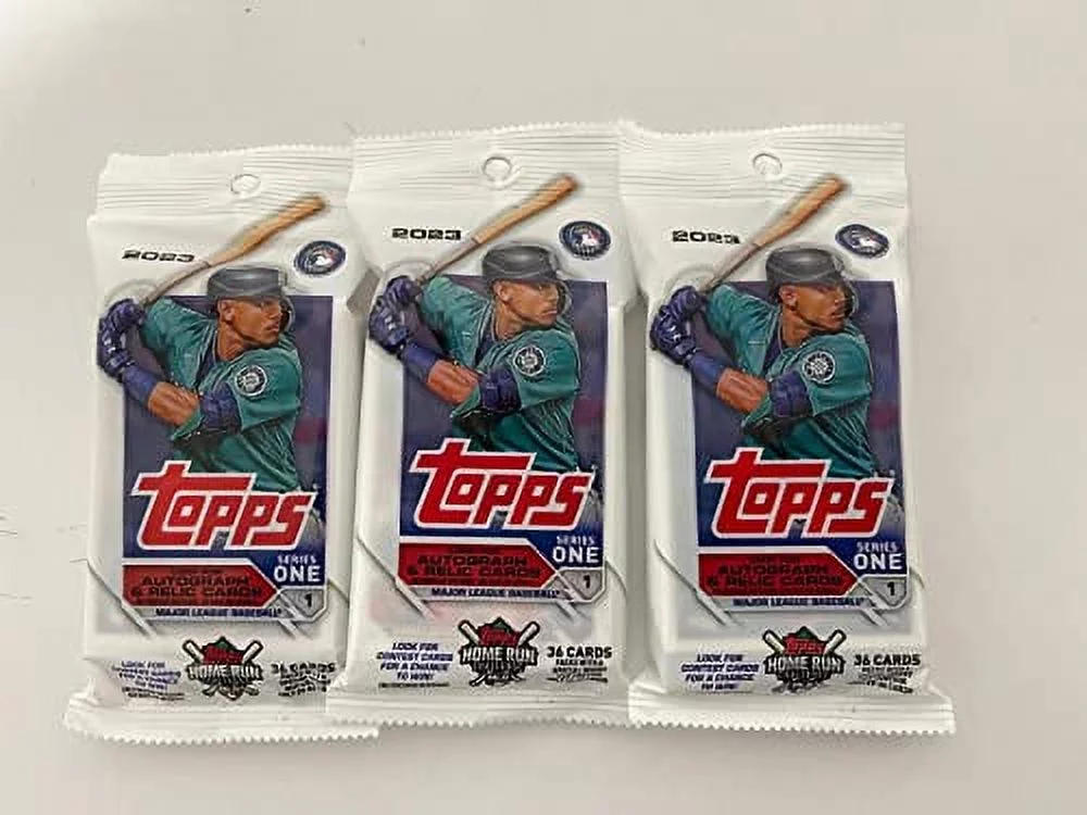 2023 Topps Baseball Series 1 Fat Pack – Contains 3 Fat Packs