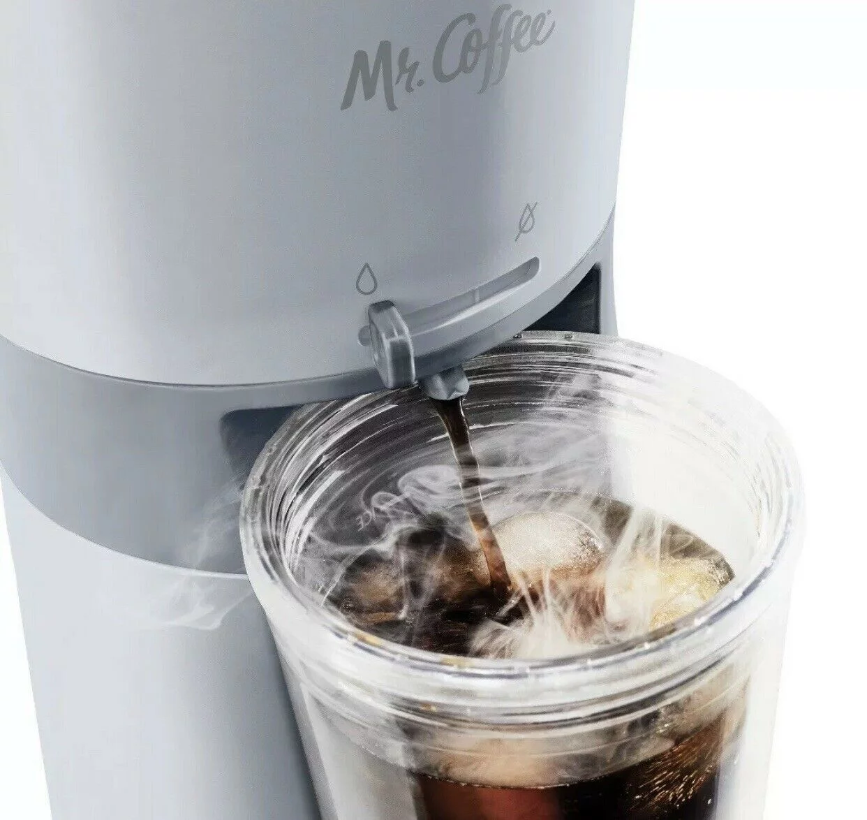 Mr. Coffee Iced Coffee Maker with Reusable Tumbler and Coffee Filter