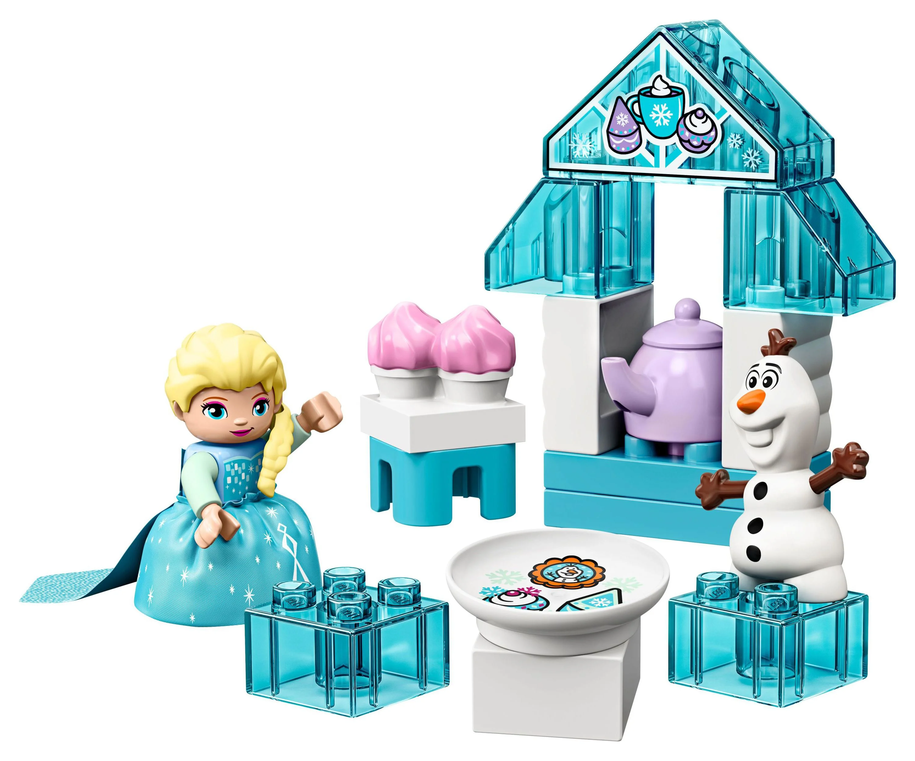 LEGO DUPLO Disney Elsa and Olaf’s Tea Party 10920 Building Kit for Toddlers (17 Pieces)