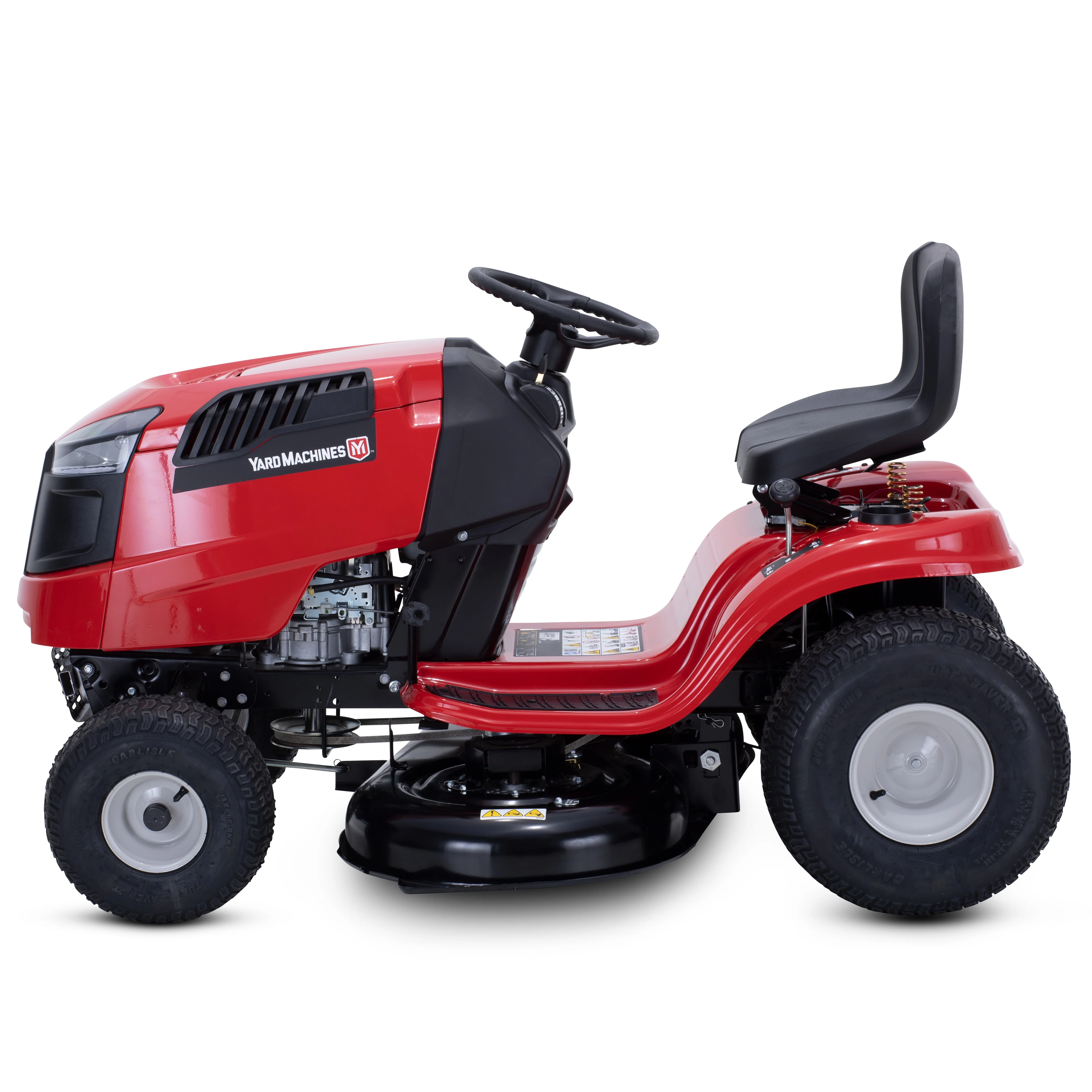 Yard Machines 42-in Riding Lawn Mower with 500cc Briggs & Stratton Gas Powered Engine