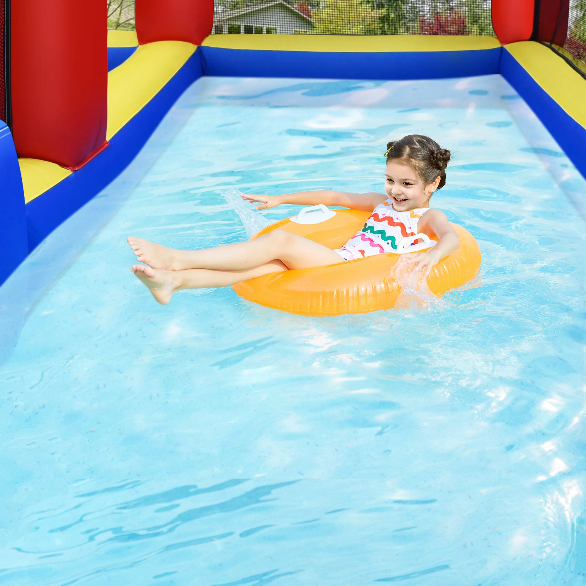 Inflatable Waterslide with Slide, Playground Sets for Backyards, Playground Backyard Water Park