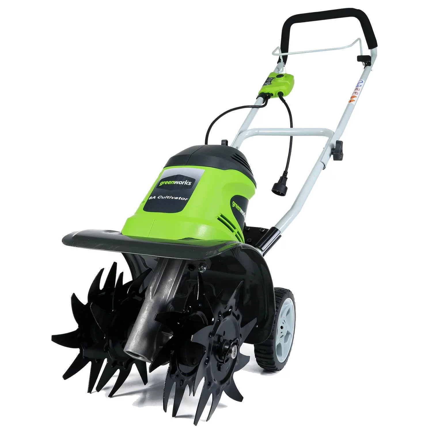 Greenworks 8 Amp 10-inch Corded Electric Cultivator/Tiller, 27072