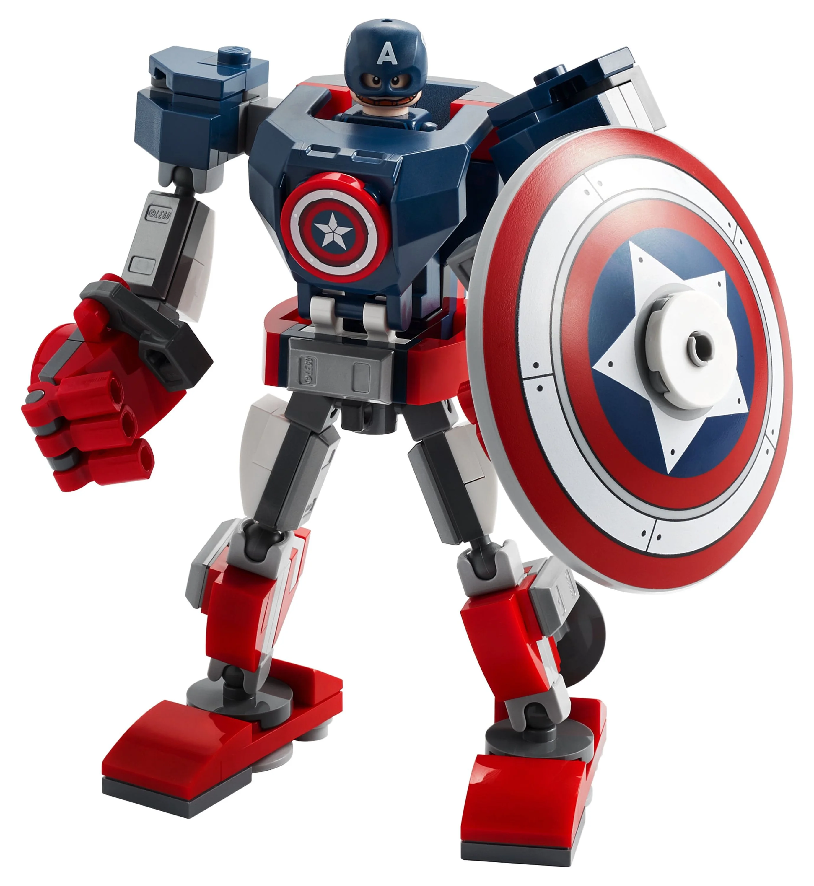 LEGO Marvel Avengers Classic Captain America Mech Armor 76168 Collectible Toy (121 Pieces)