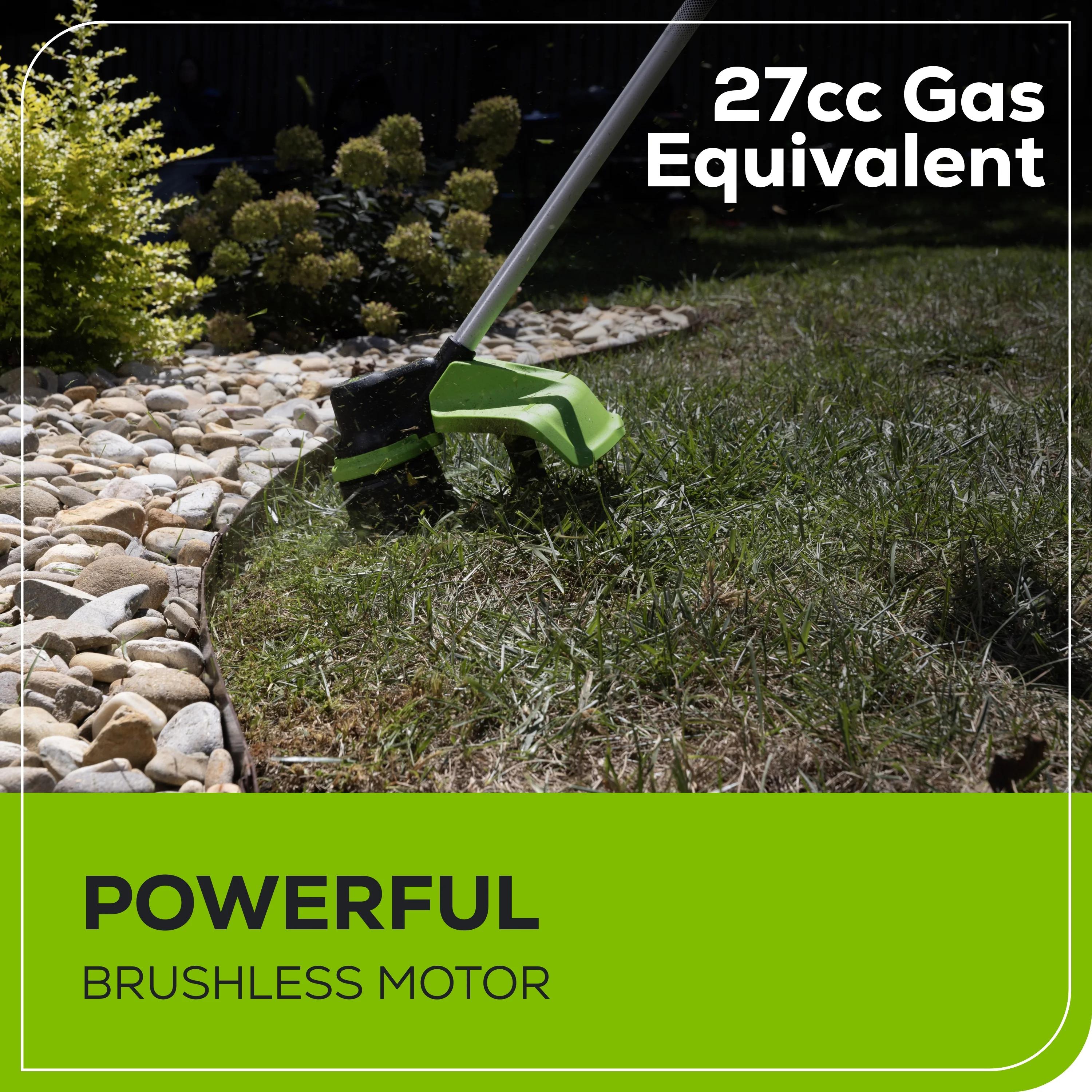 Greenworks 60V 16?? Front Mount String Trimmer with 2.5 Ah Battery & 3 Amp Charger 2134302