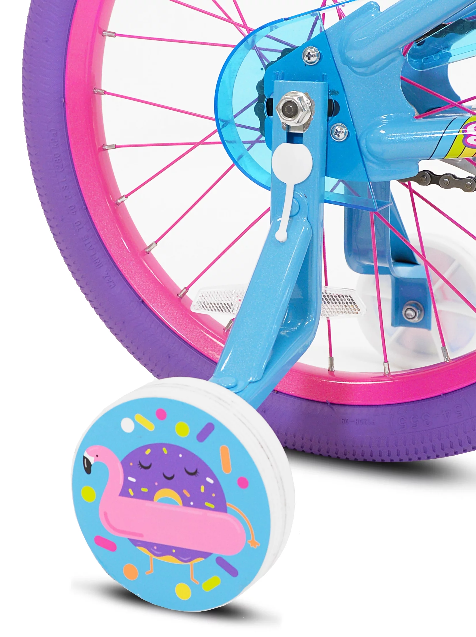 Kent Bicycles 18″ Sweetness Girls Child Bike, Purple/Pink/Blue