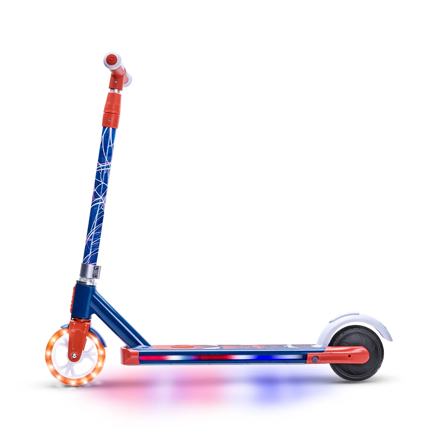 Jetson Marvel Spider-Man Kids’ Electric Scooter| 7 Miles Per Hour | 4 Miles Max Range | 60-Watt Motor |Light-Up Deck |Height-Adjustable Handlebar | Ages 8+