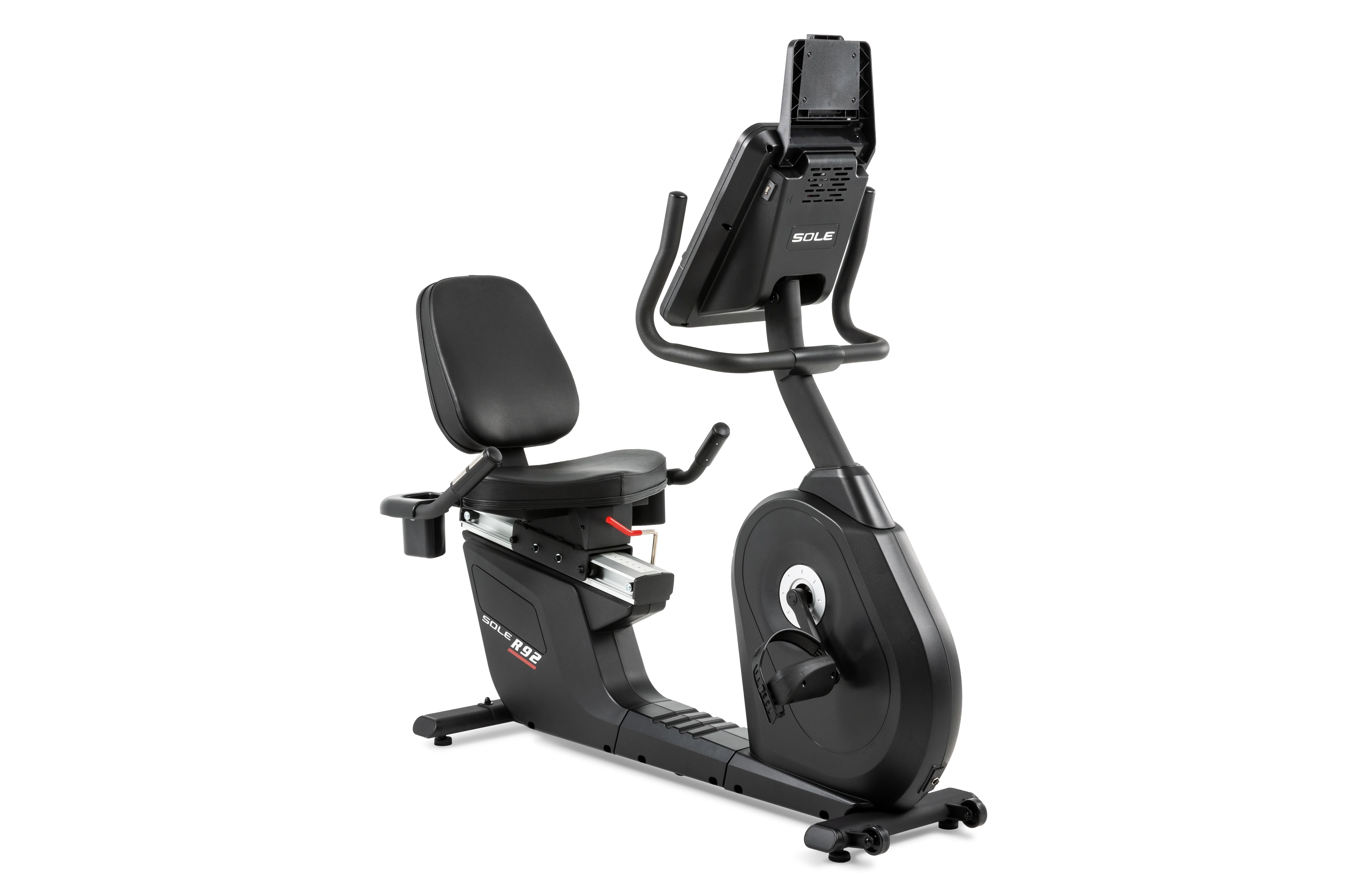 SOLE Fitness R92 Indoor Stationary Recumbent Adjustable Cycling Bike Cardio Home Exercise Workout Equipment