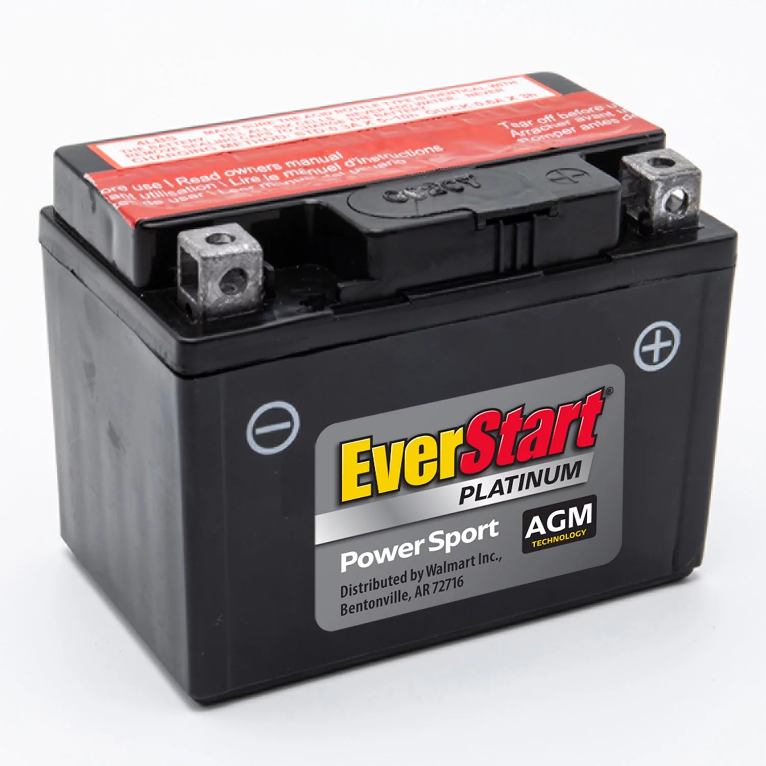 EverStart AGM Power Sport Battery, Group Size 4LBS 12 Volt, 50 CCA