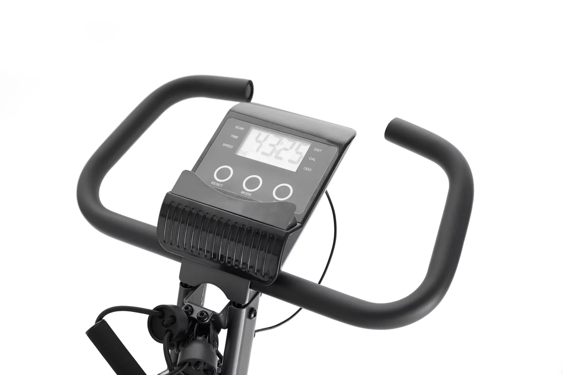 Echelon Flex Express Folding Exercise Bike: Magnetic, Foldable, Upright/Recumbent, Multi-Level Resistance, Arm Resistance Band, and LCD Display.