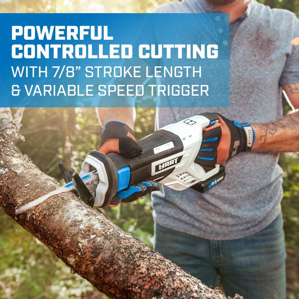 HART 20-Volt Reciprocating Saw (Battery Not Included)