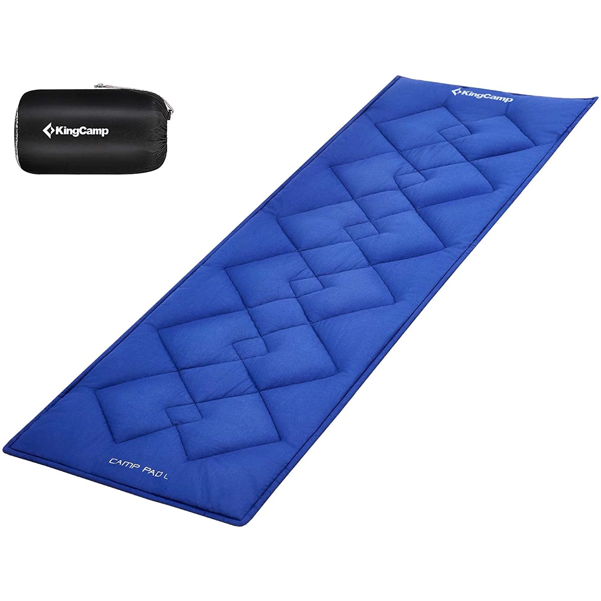 KingCamp Camping Sleeping Pad Lightweight Camp Cot Mattress for Adult 80??30in .Navy