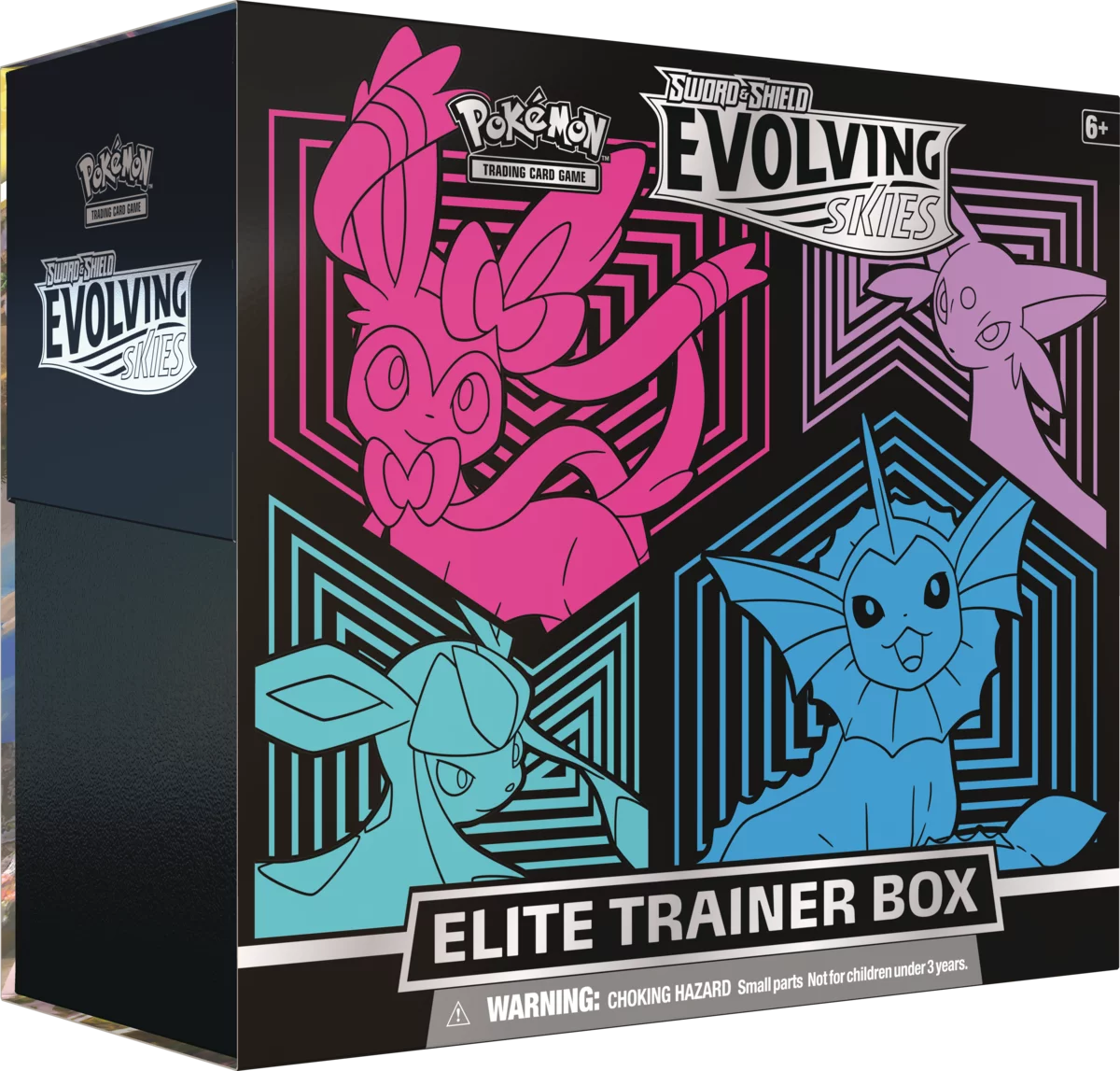 Pokemon Trading Card Games Evolving Skies Elite Trainer Box – Vaporeon Espeon Glaceon Sylveon