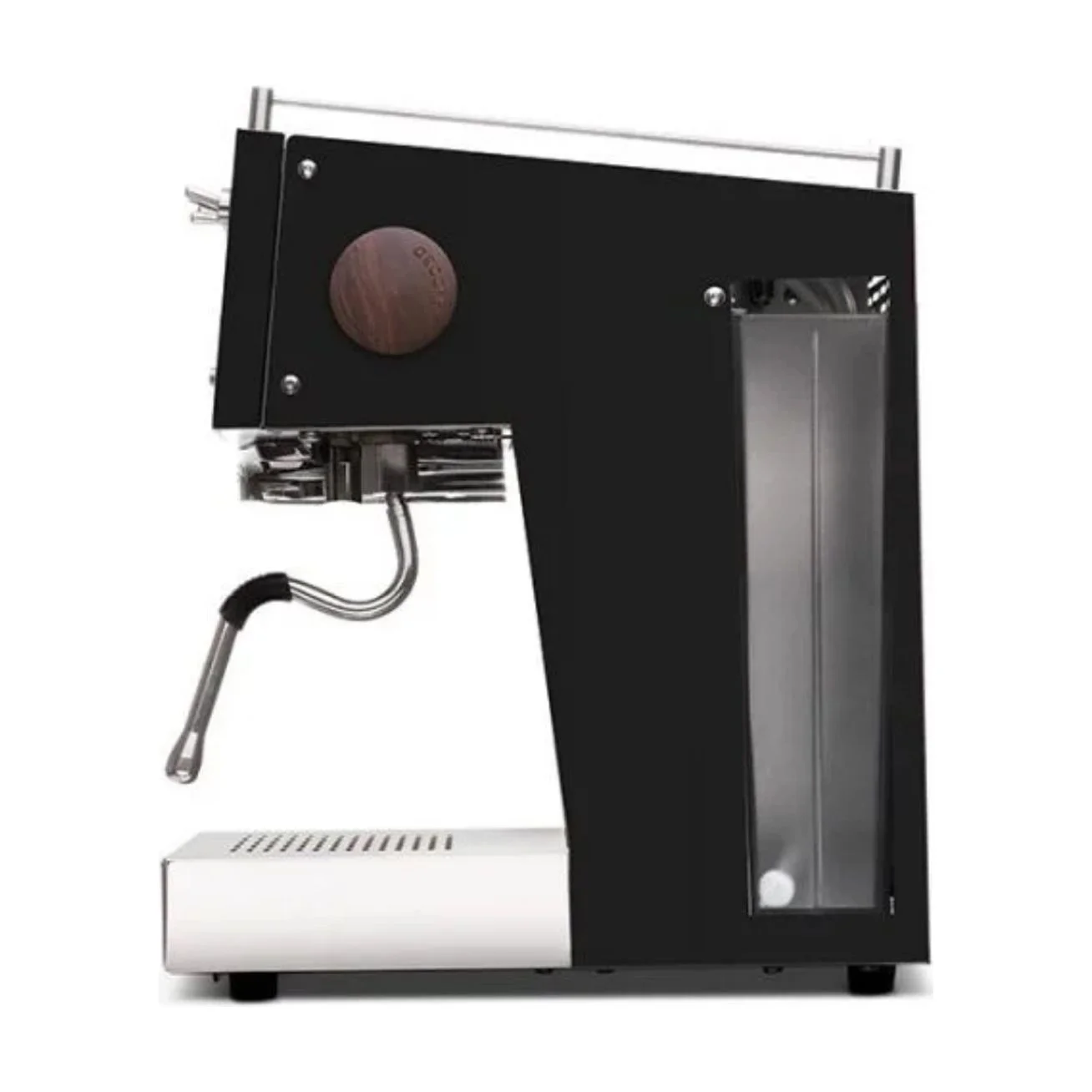 Ascaso Steel Duo Espresso Machine – Black and Walnut