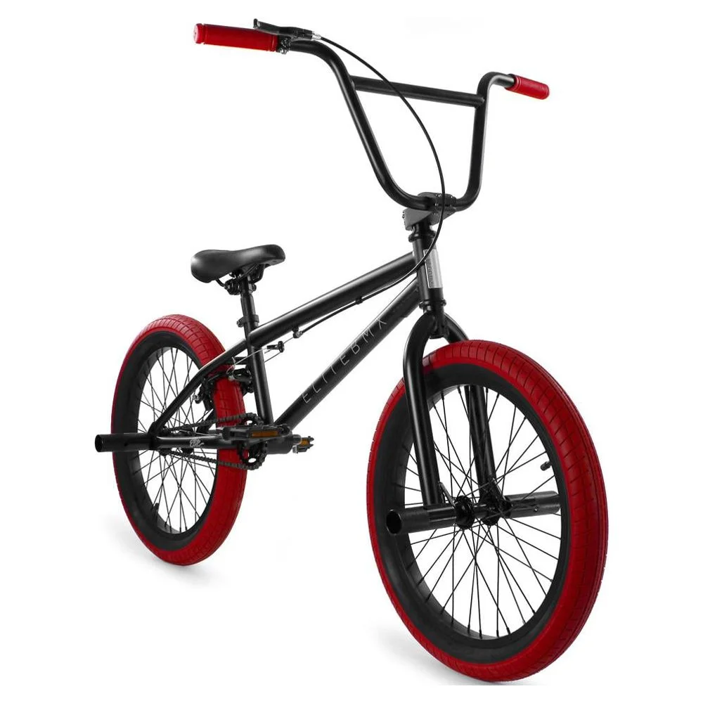 Elite BMX Bike Stealth 20 In., Black and Red