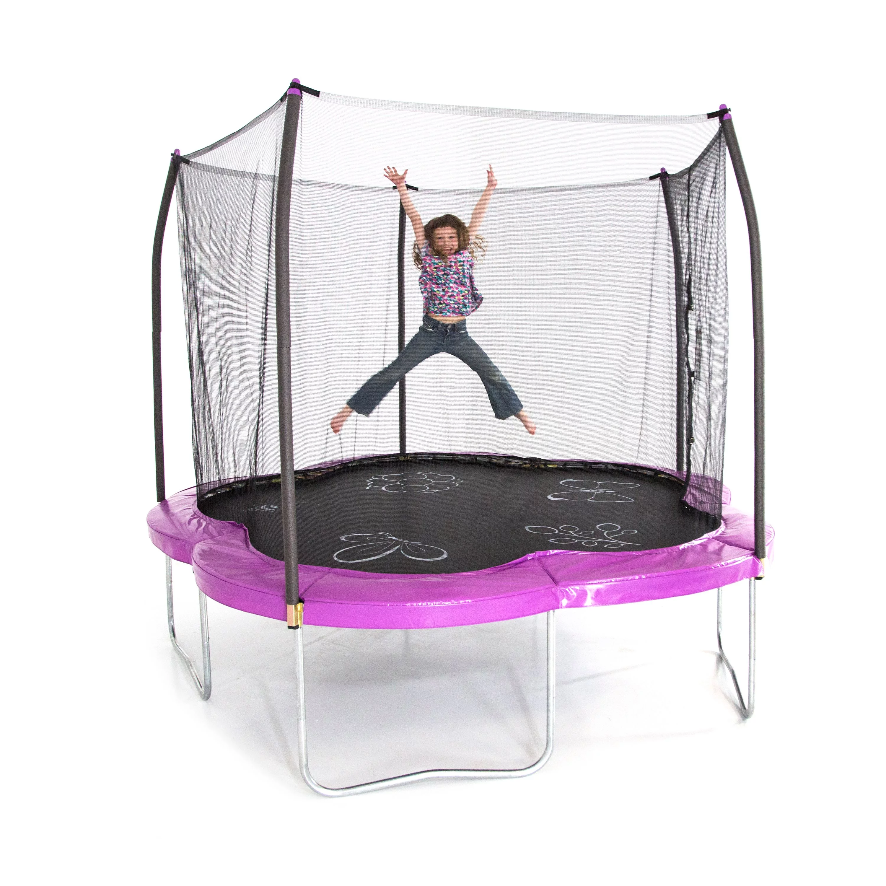 Skywalker Trampolines 11′ Adventure Arena Trampoline with Enclosure – Imagination Garden