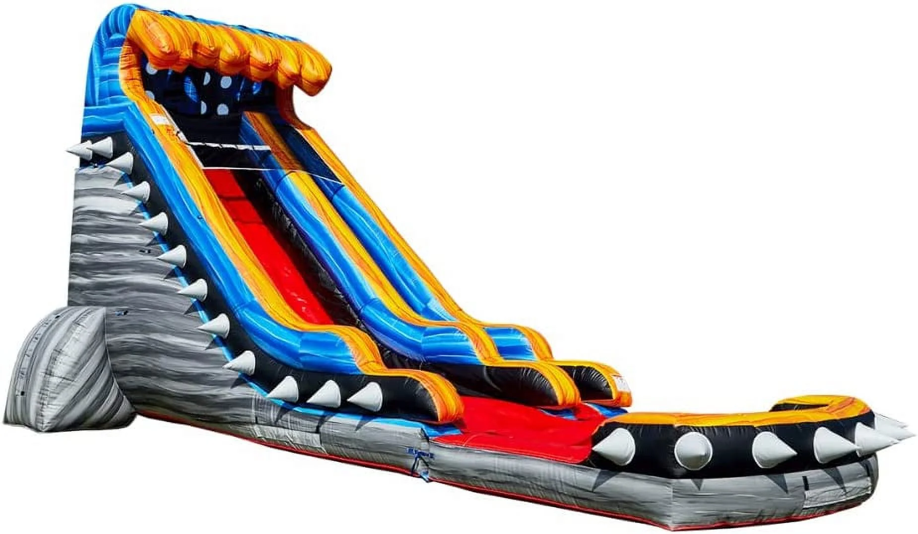 JumpOrange Rocker Commercial Grade Water Slide Inflatable for Kids and Adults (with Blower and Pool)