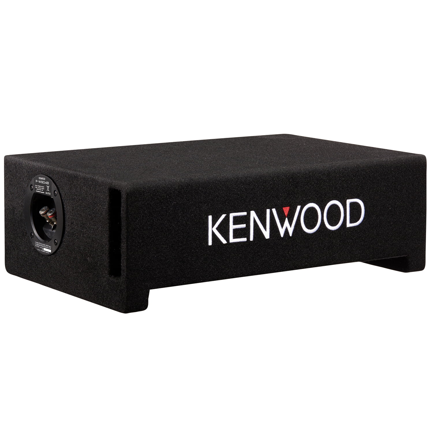 Kenwood P-W804B 8 Inch Oversized Car Audio Loaded Subwoofer in Ported Enclosure