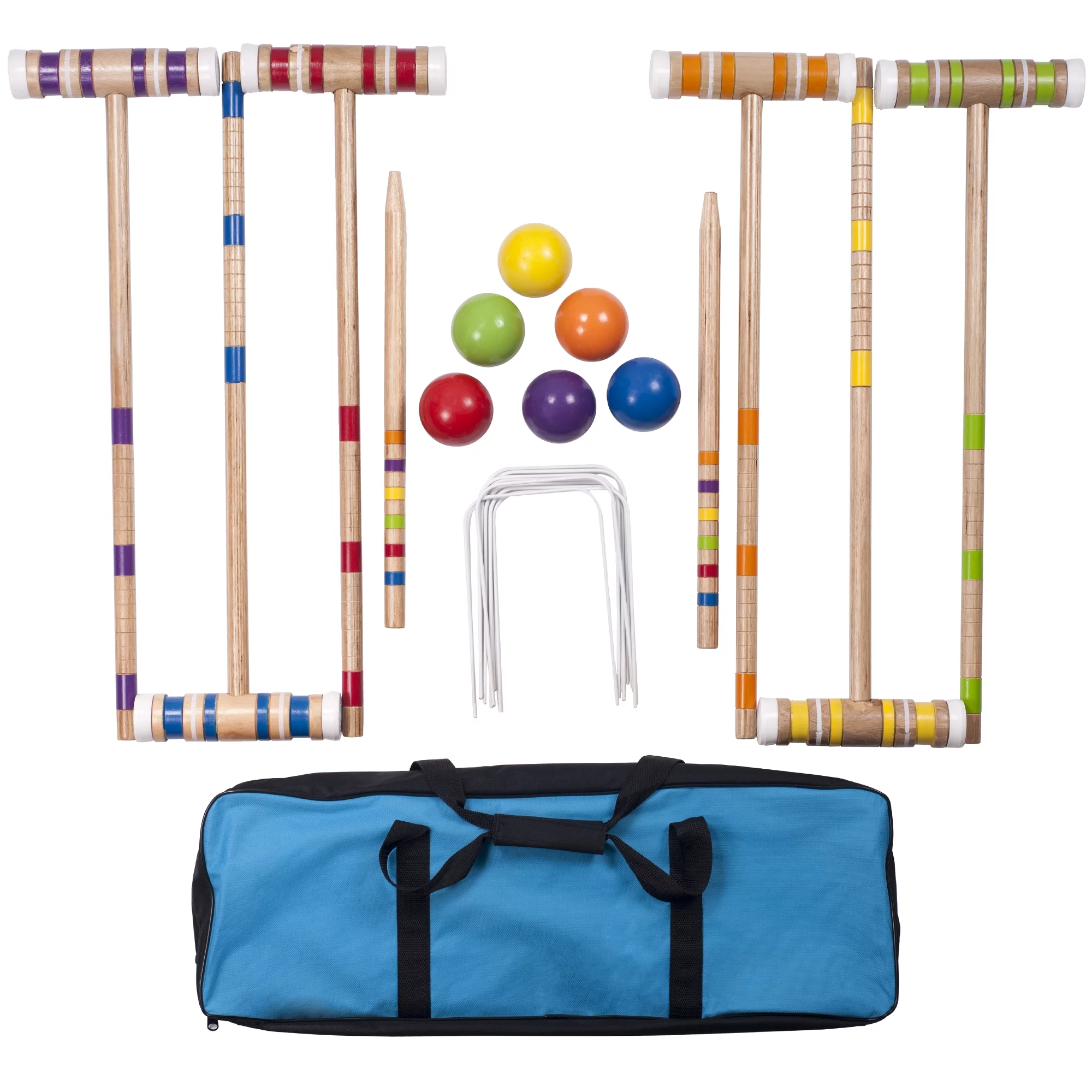 Complete Croquet Set with Carrying Case by Hey! Play!