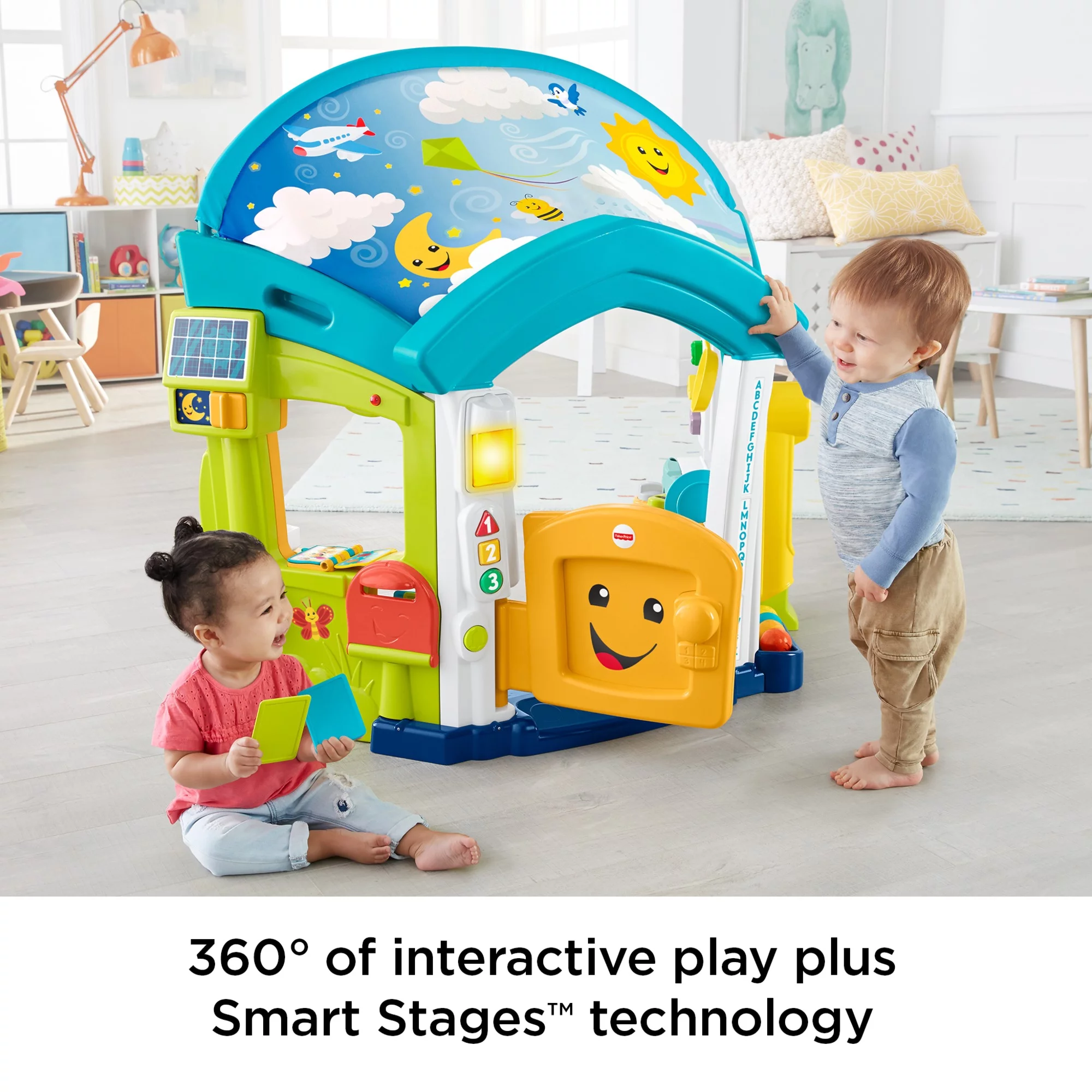 Fisher-Price Laugh & Learn Playhouse Educational Toy for Babies & Toddlers, Smart Learning Home