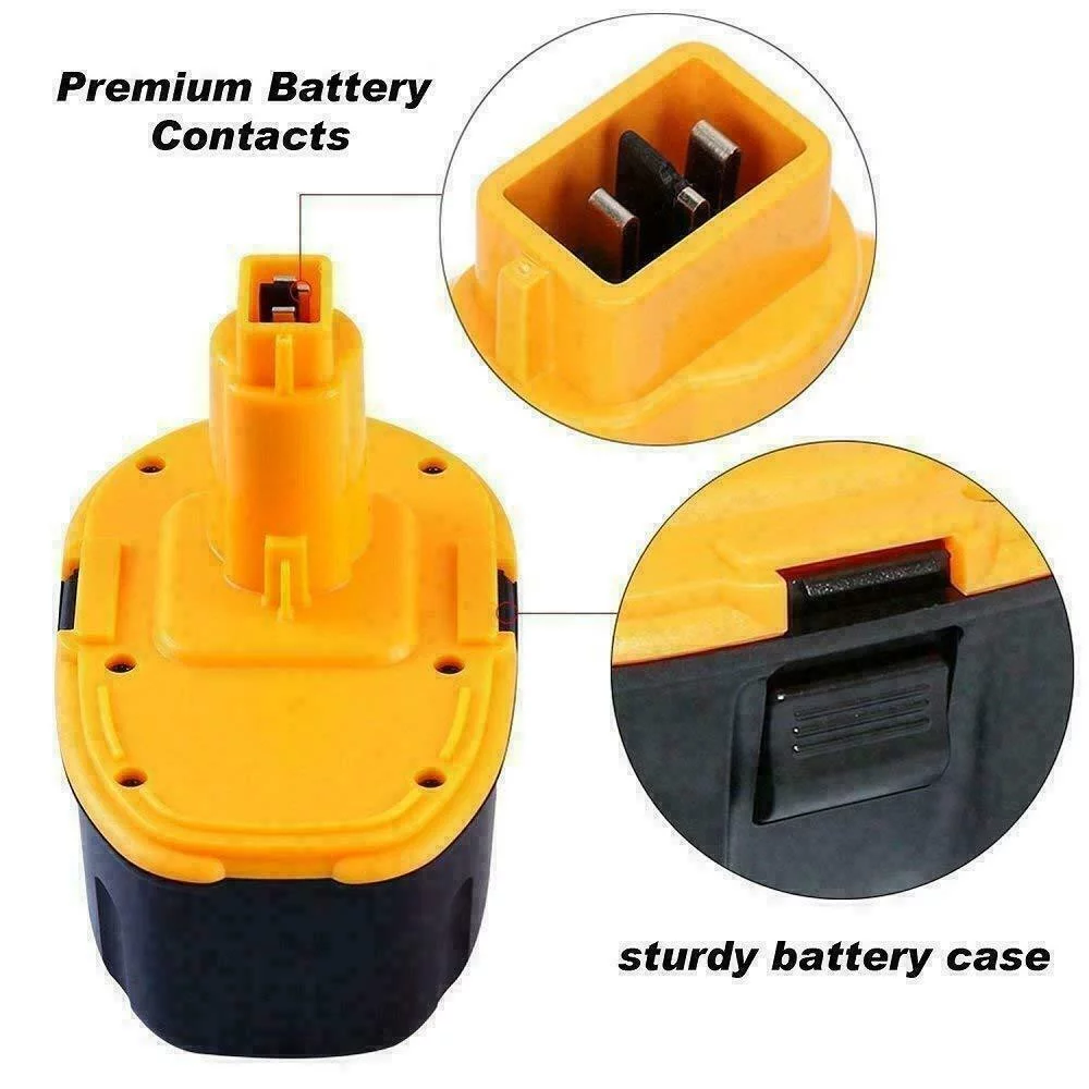 2 Pack 18 V XRP 4.0AH Battery for Dewalt DC9096-2 DC9098 DC9099 DC9096 DW9096