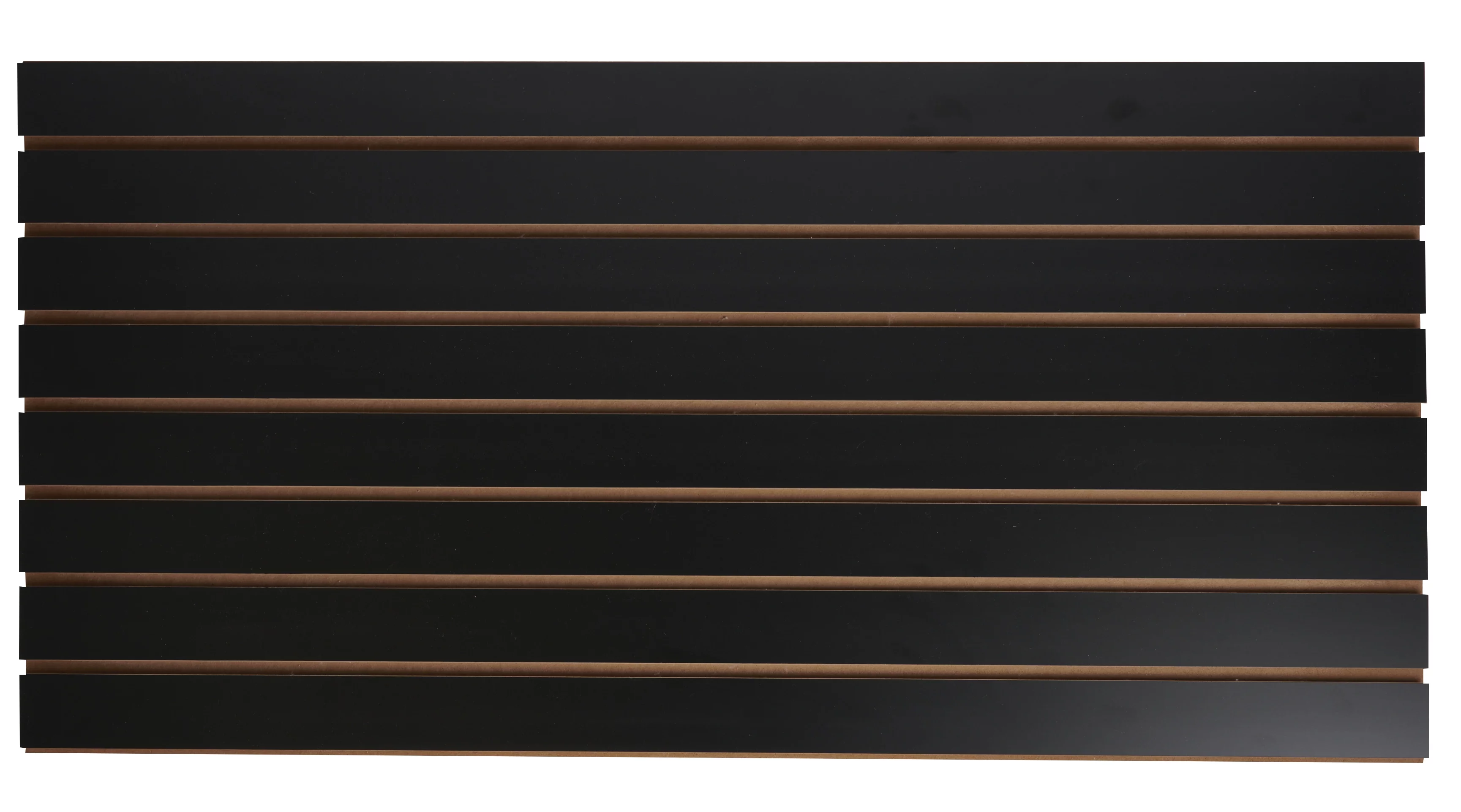 SSWBasics 4 ft x 2 ft Horizontal Black Slatwall Panels – Pack of 2