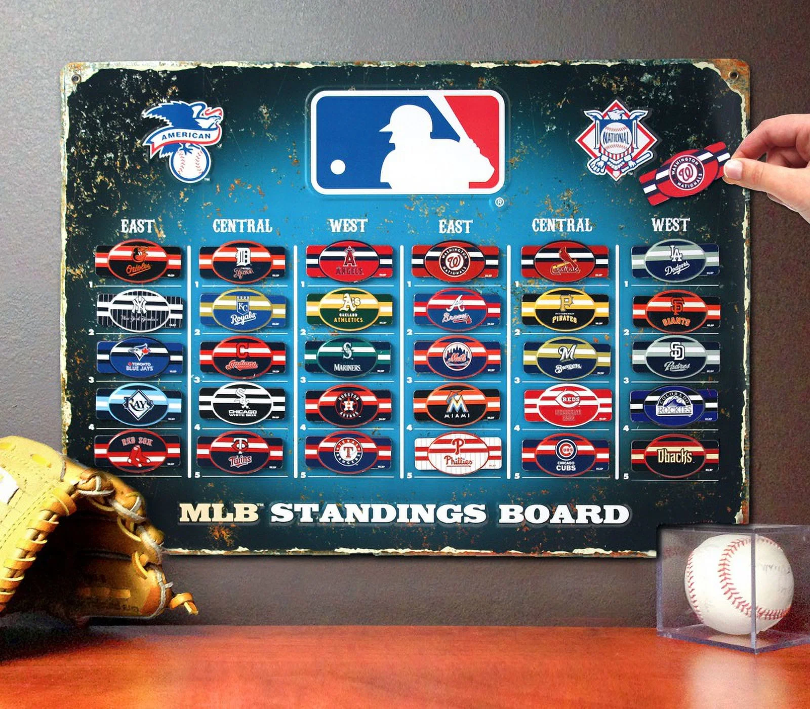 The Party Animal PABBMSB MLB Magnetic Standings Board