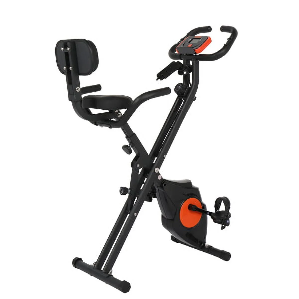 Fithood Home Folding Exercise Bike Black