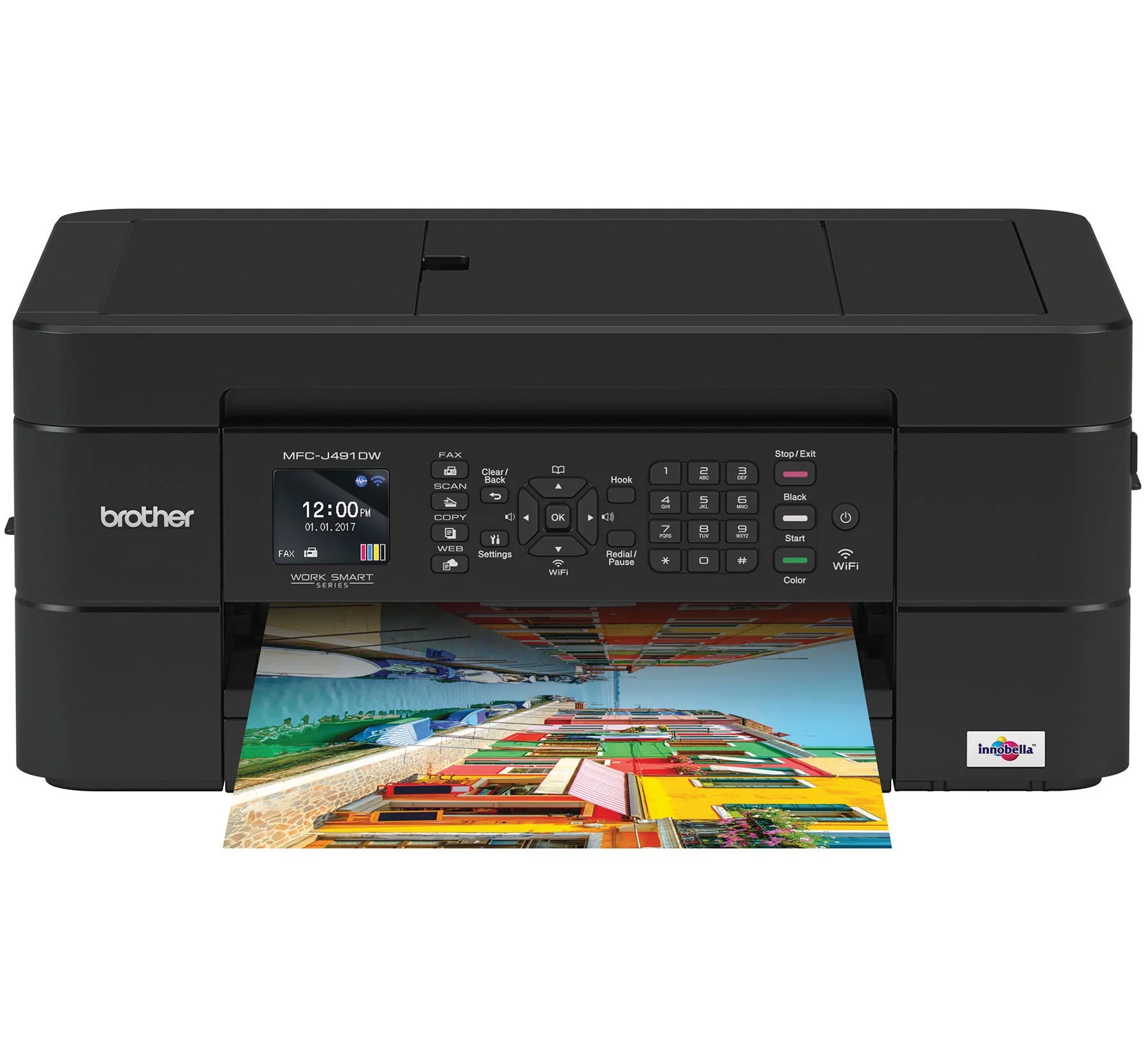 Brother MFC-J491DW Multi-Function Wireless All-in-One Inkjet Printer