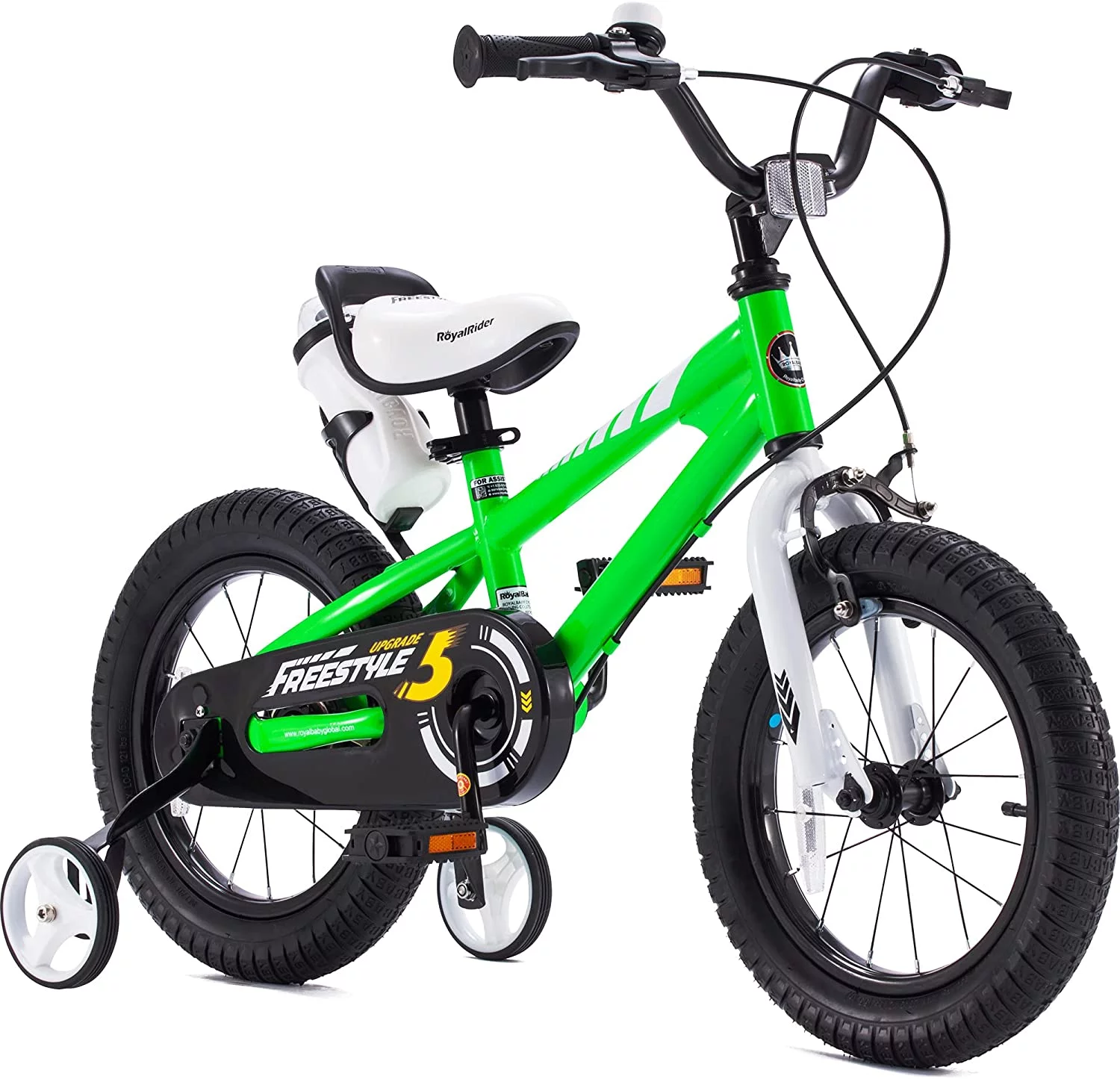 Royalbaby BMX Freestyle 12 inch Kid’s Bike Blue with Two Hand Brakes