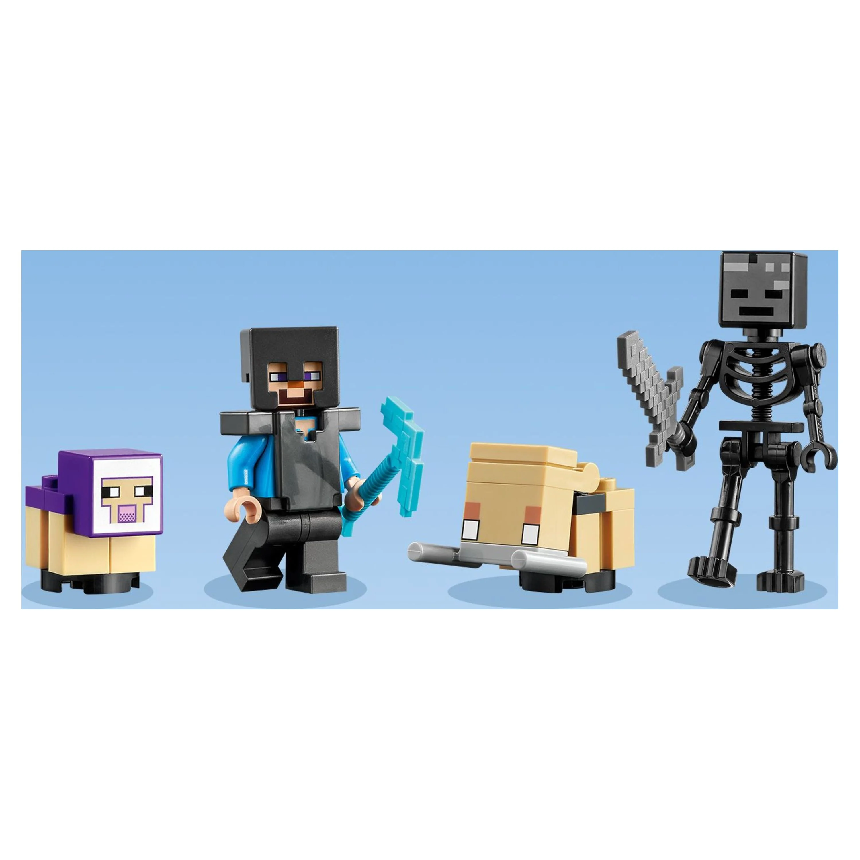 LEGO Minecraft The Ruined Portal Building Toy 21172 with Steve and Wither Skeleton Figures, Gift Idea for 8 Plus Year Old Kids, Boys & Girls