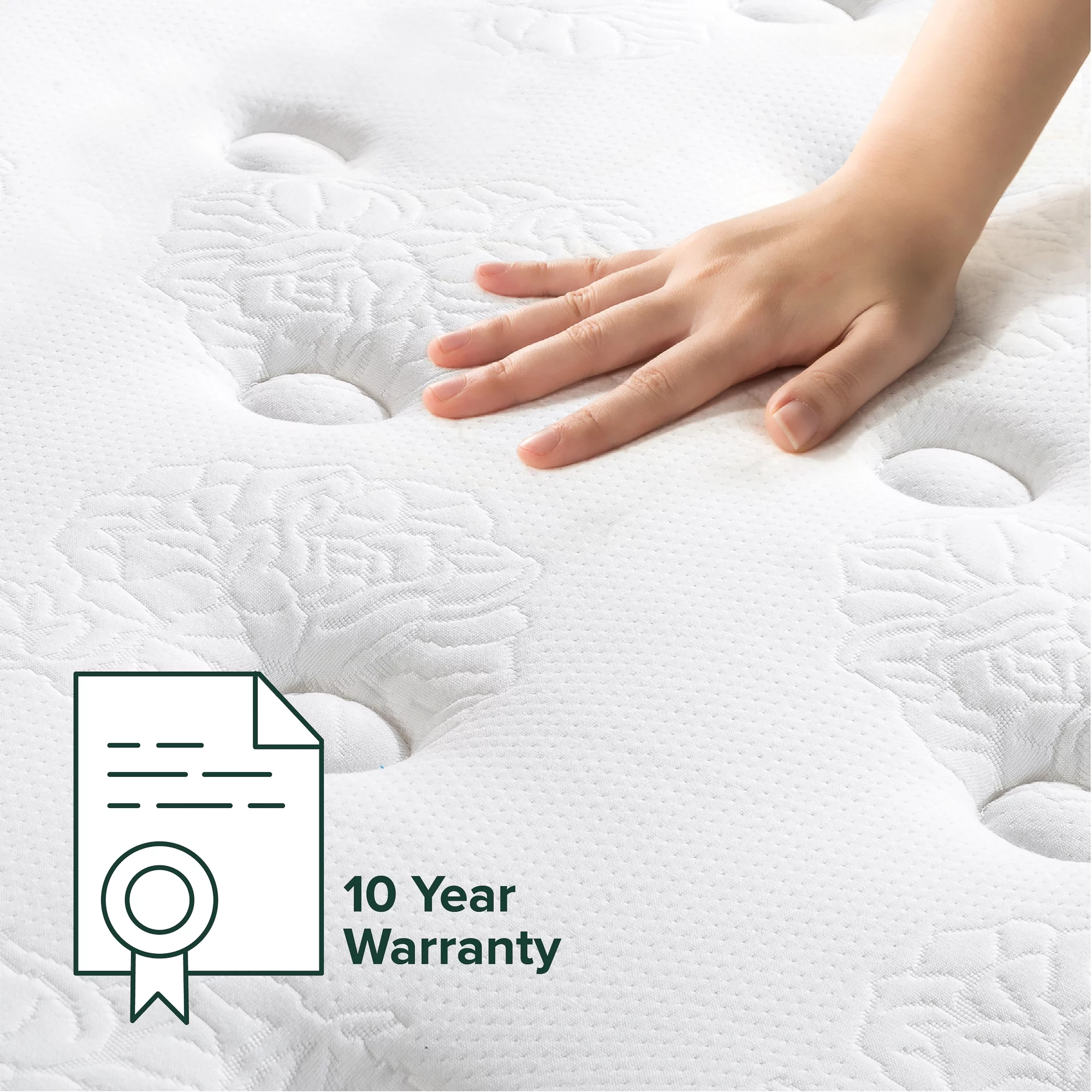 Zinus Comfort Support 12″ Hybrid Mattress, Cooling Gel Memory Foam Pocket Spring, Full