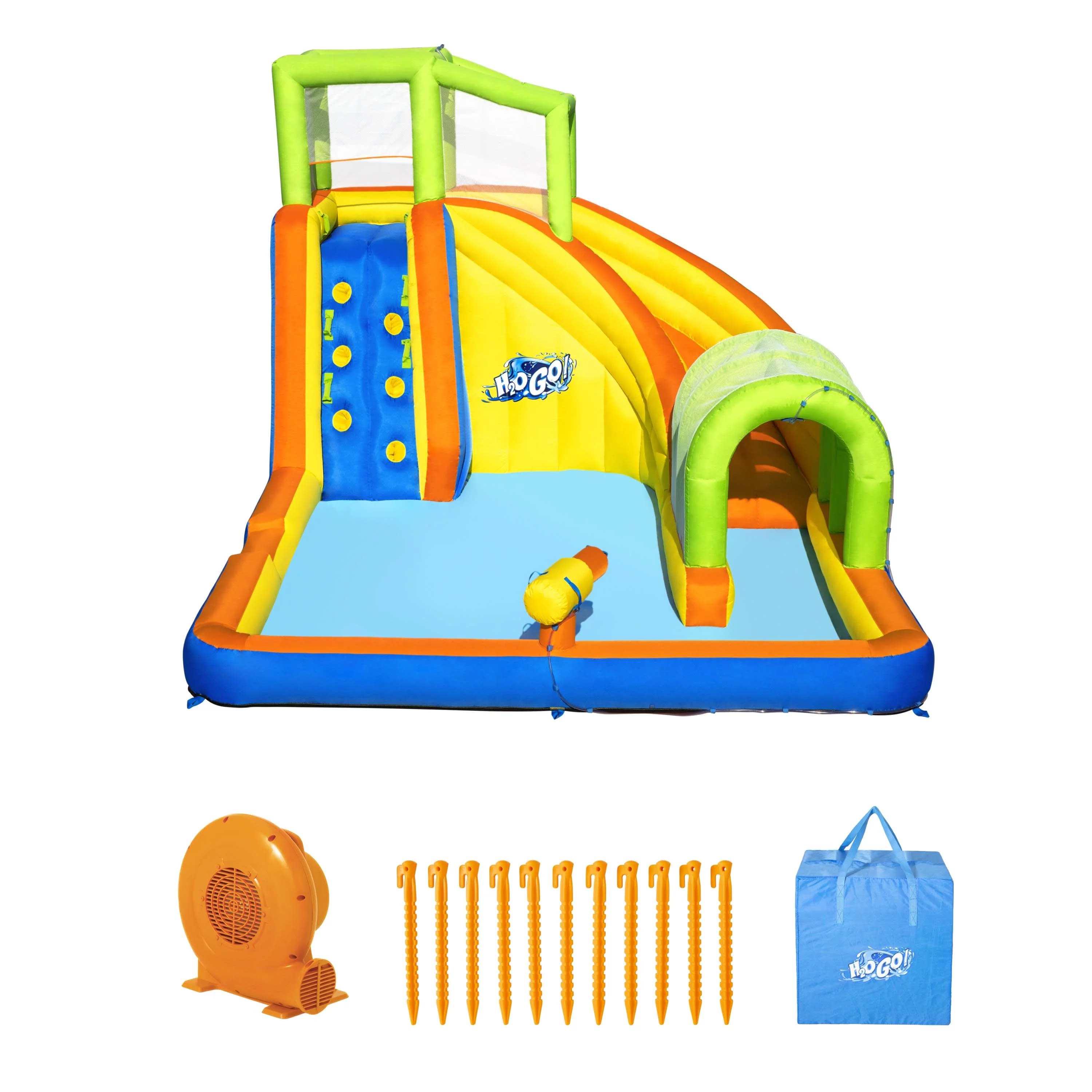 H2OGO! Cascade Cove Kids Inflatable Water Park 16′ 3″ Long