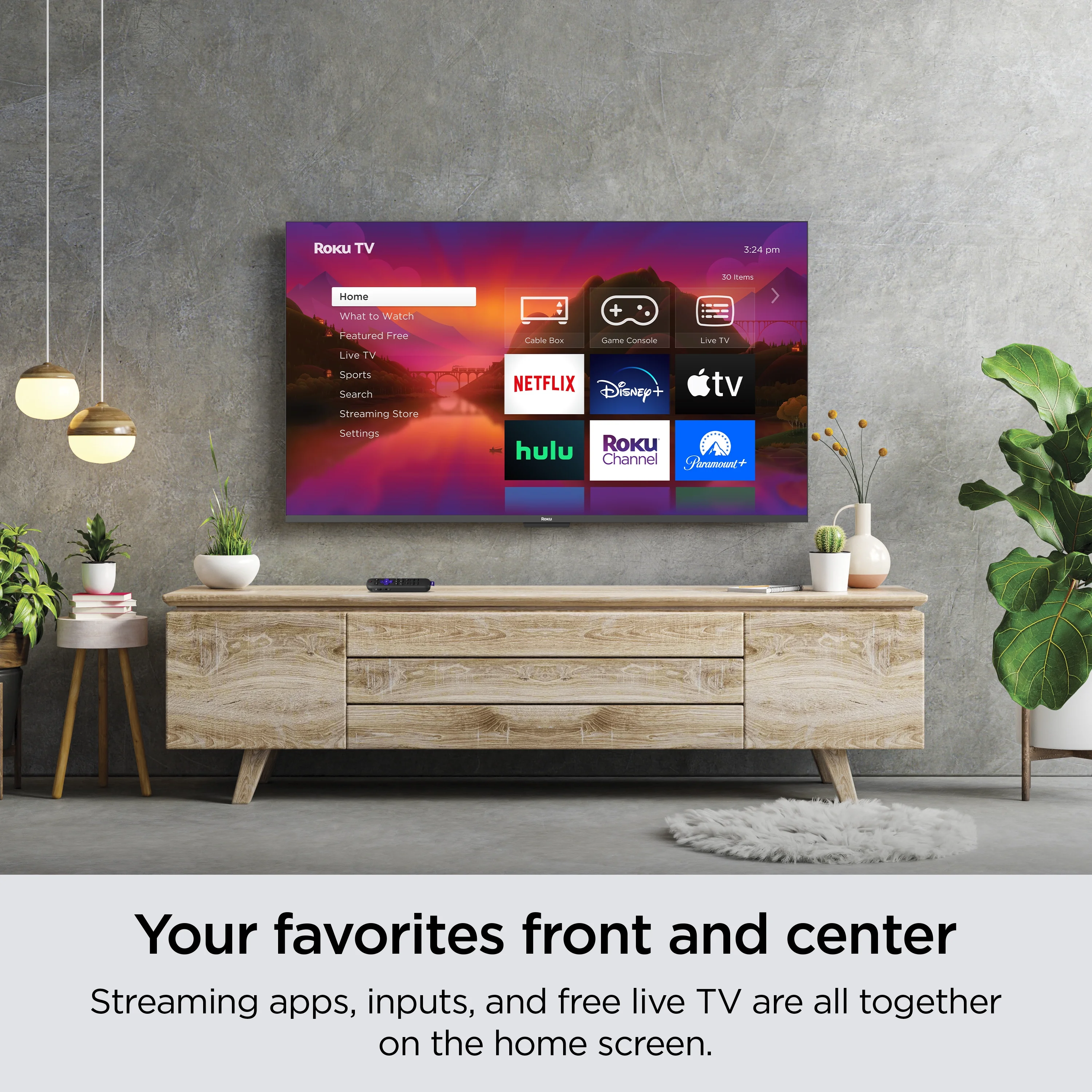 Roku 43″ Select Series 4K HDR Smart RokuTV with Enhanced Voice Remote, Brilliant 4K Picture, Automatic Brightness, and Seamless Streaming