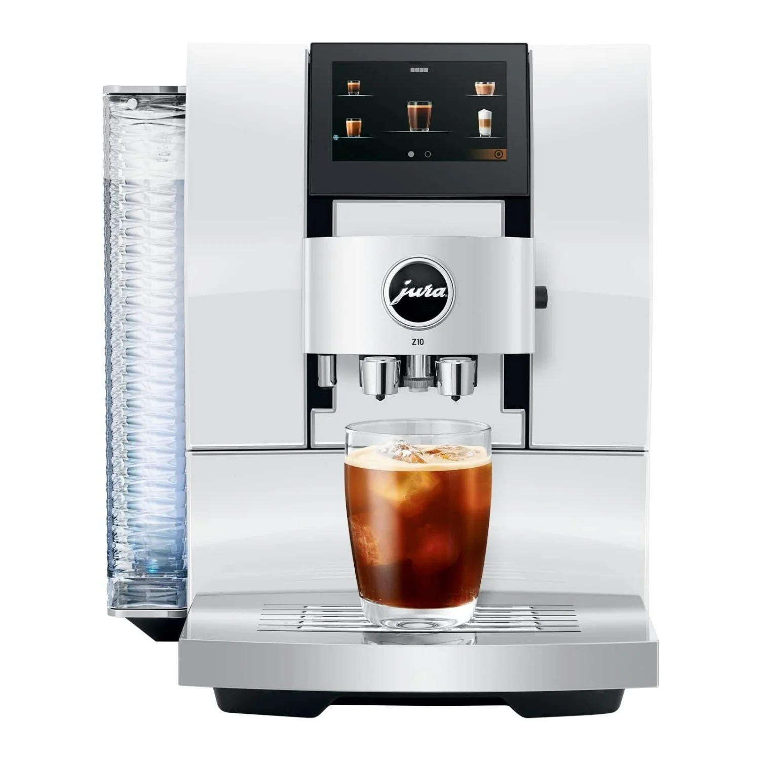 Jura Z10 Automatic Coffee Machine for Hot and Cold Coffee (Aluminum White)