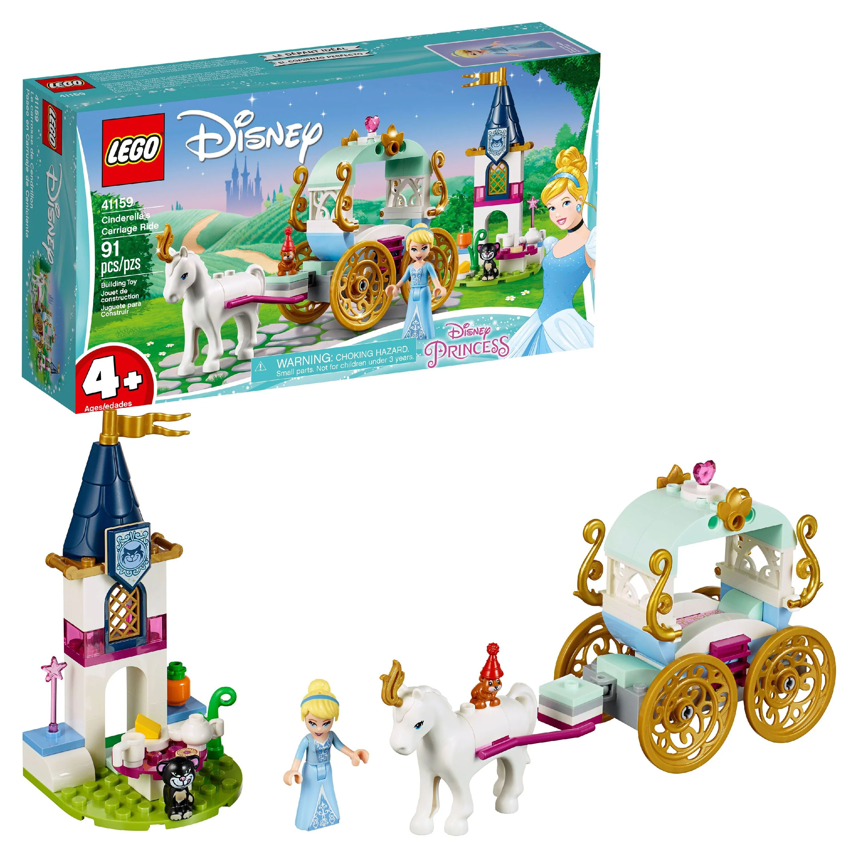 LEGO Disney Princess Cinderella’s Carriage Ride Toy 41159