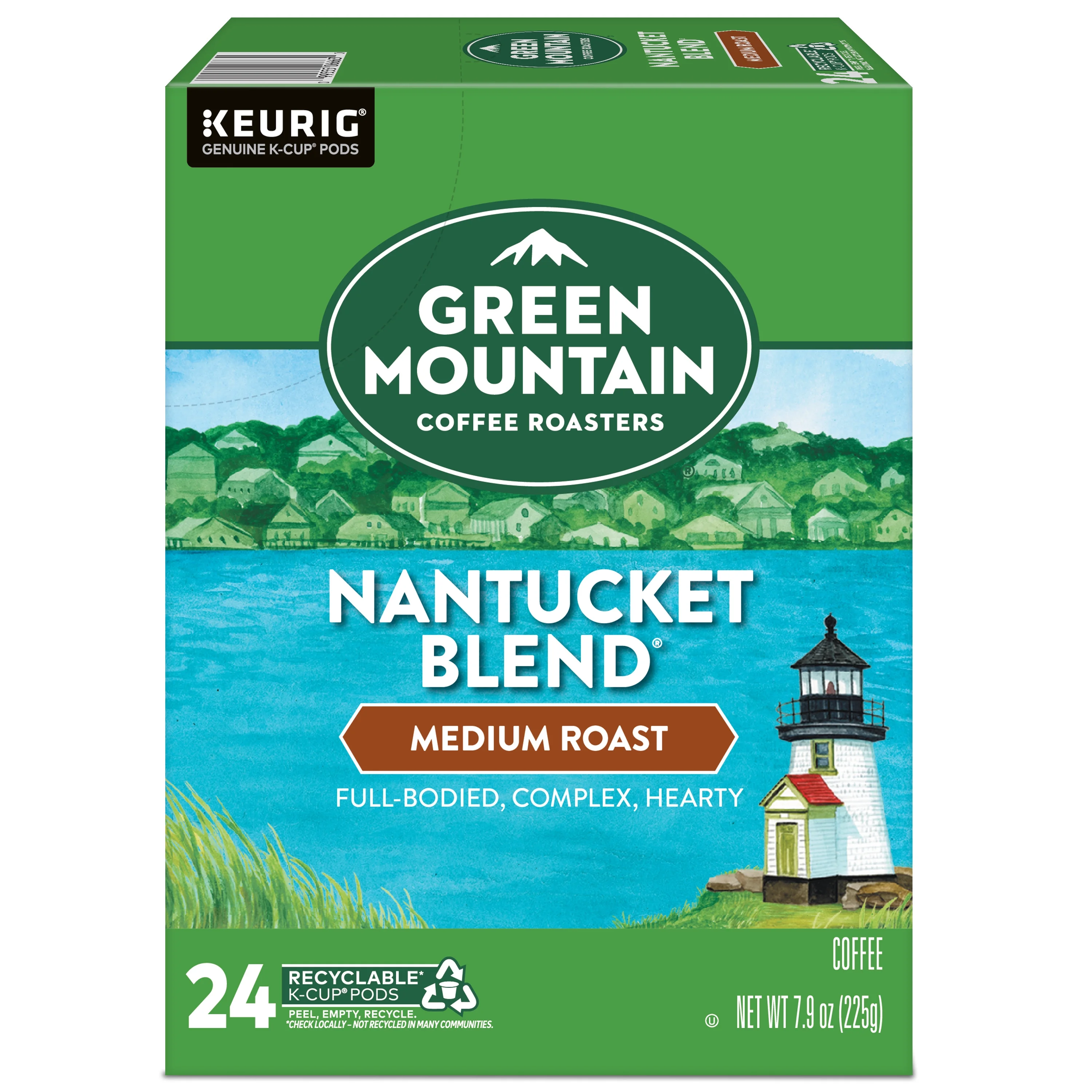 Green Mountain Coffee Roasters, Nantucket Blend Medium Roast K-Cup Coffee Pods, 24 Count